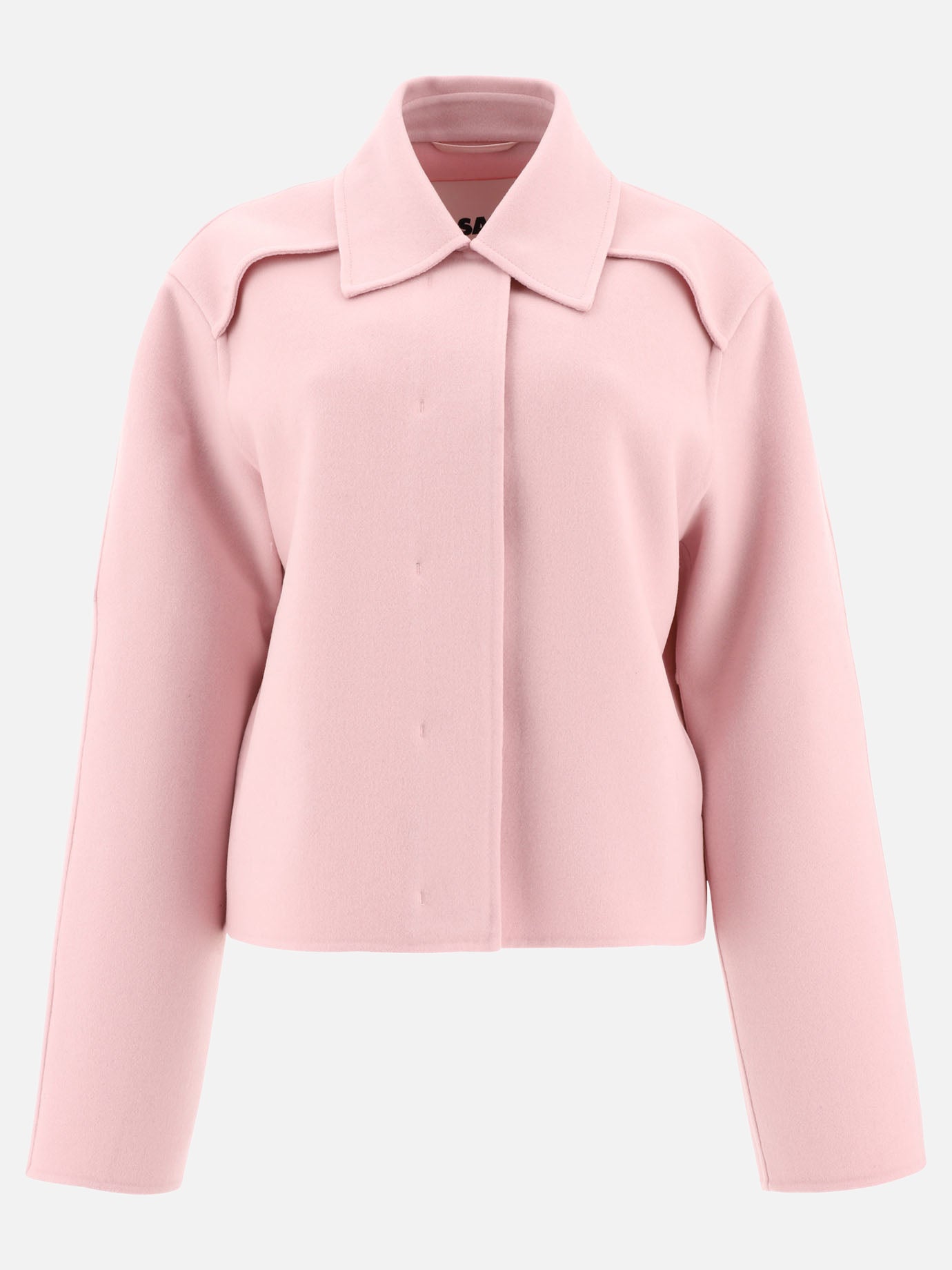 Overshirt jackets Solid colour  Pink - Jil Sander Women | PDP | VIETTI Online Store | thumbnail