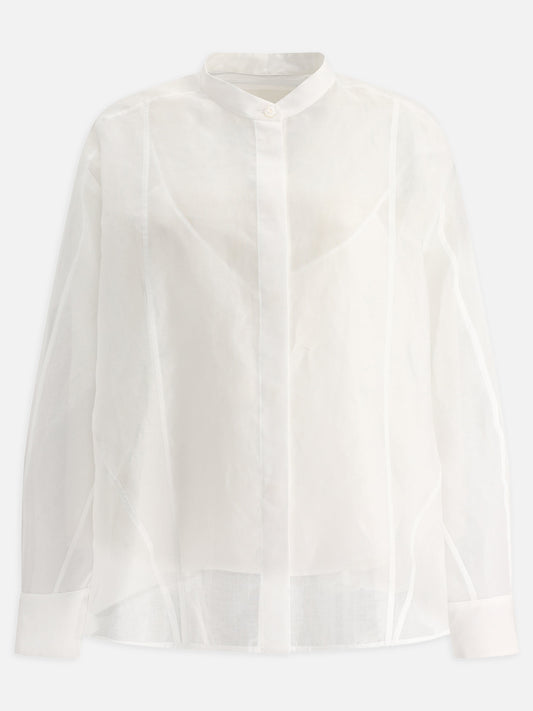 Camicie casual Solid colour  Bianco - Jil Sander Donna | PLP | VIETTI Online Store 
