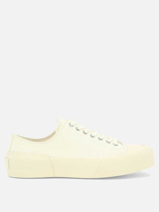 Sneaker basse 100% cotton - 100% rubber  Bianco - Jil Sander Donna | PLP | VIETTI Online Store 
