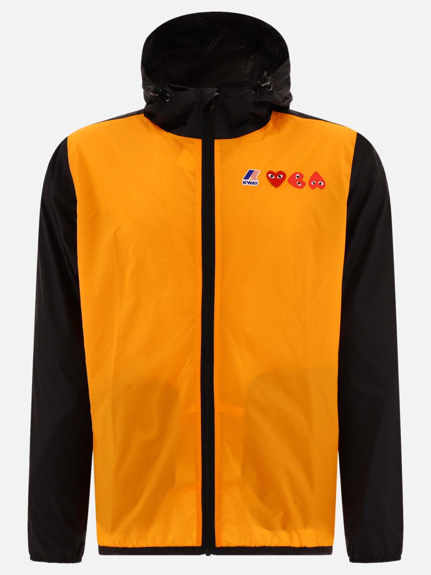 Giacche a vento Logo  Arancione - Comme Des Garçons Play Uomo | PDP | VIETTI Online Store | Zoom-Modal
