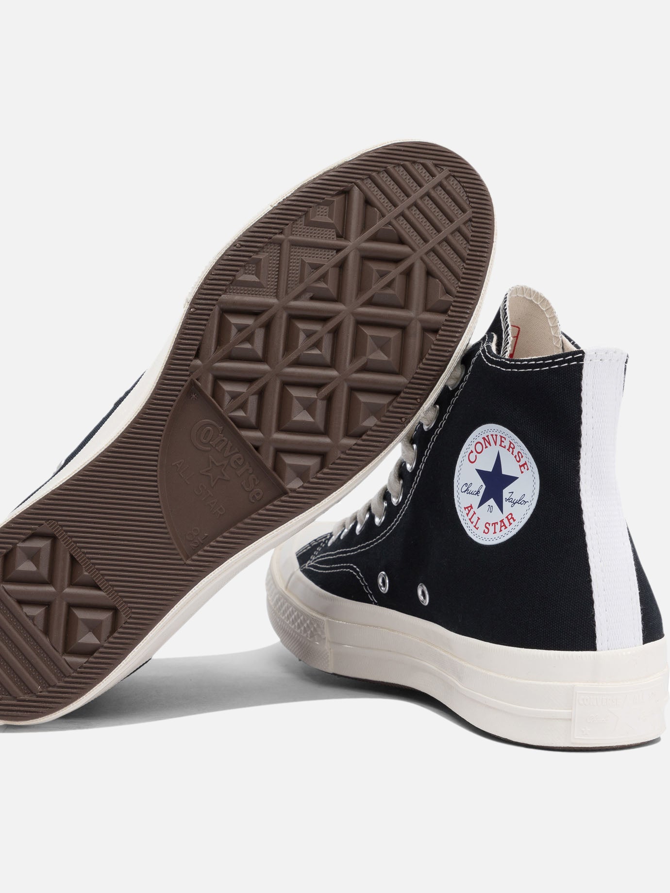 Sneaker alte 100% cotton - 100% rubber  Nero - Comme Des Garçons Play Uomo | PDP | VIETTI Online Store | Zoom-Modal_5
