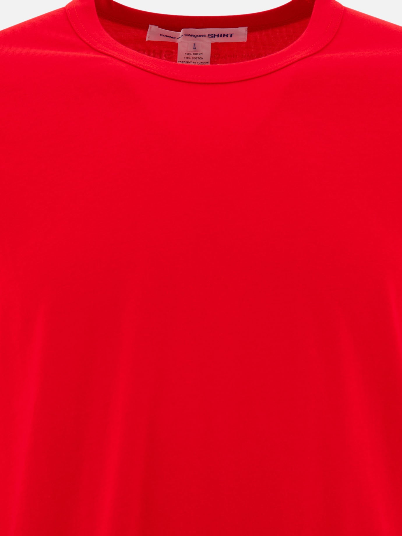 Comme Des Garçons Shirt Cotton t-shirt Red