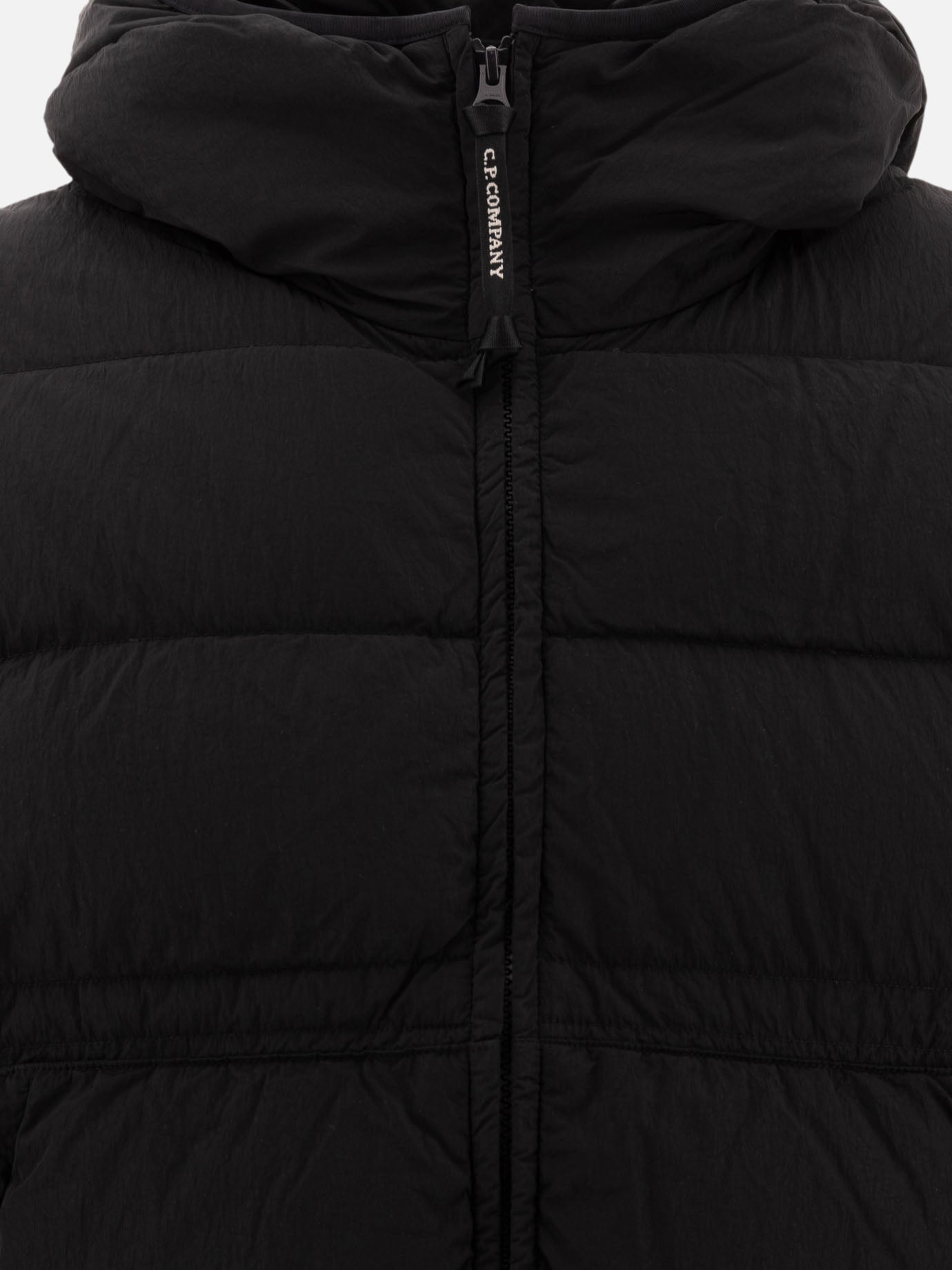 C.P. Company "Chrome-R Goggle" down jacket Black