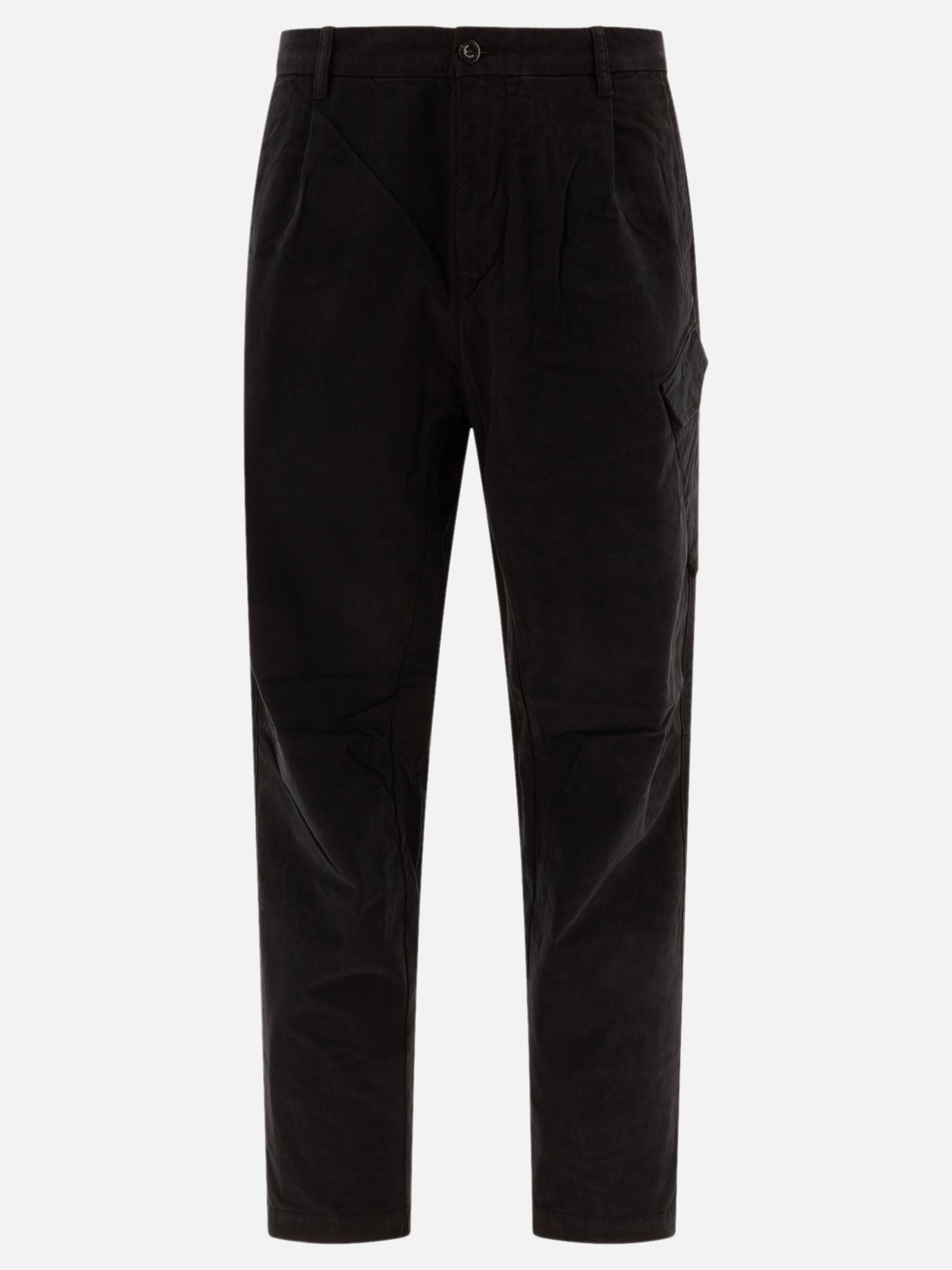 C.P. Company "Stretch Sateen" cargo trousers Black