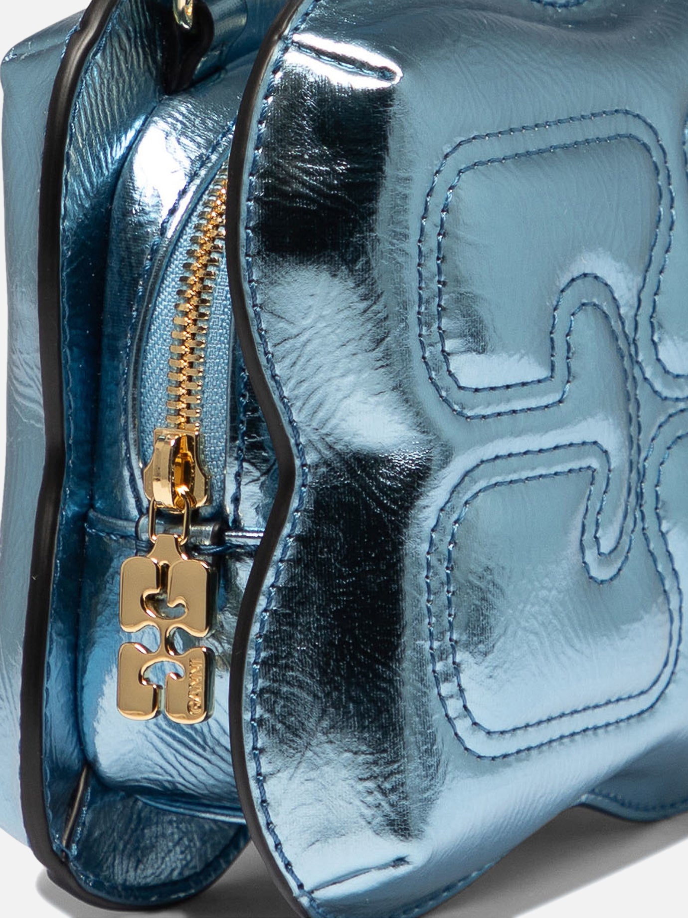 Ganni "Small Butterfly" handbag Blue