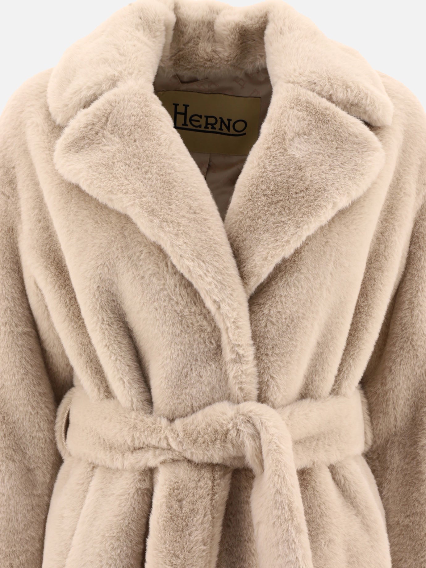 Herno Belted coat Beige