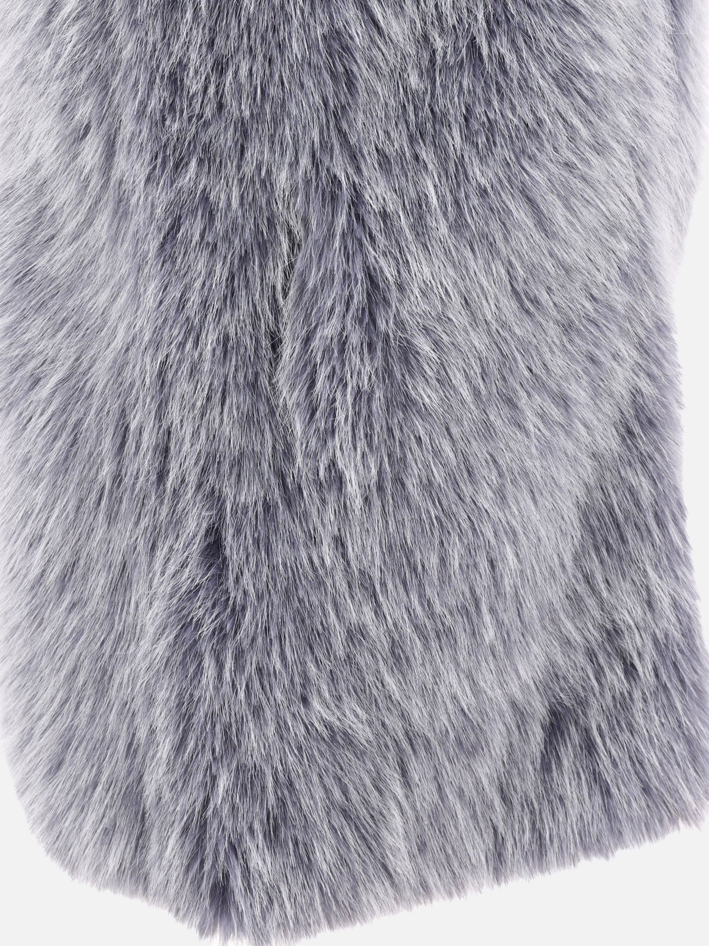 Herno Faux fur vest jacket Light blue