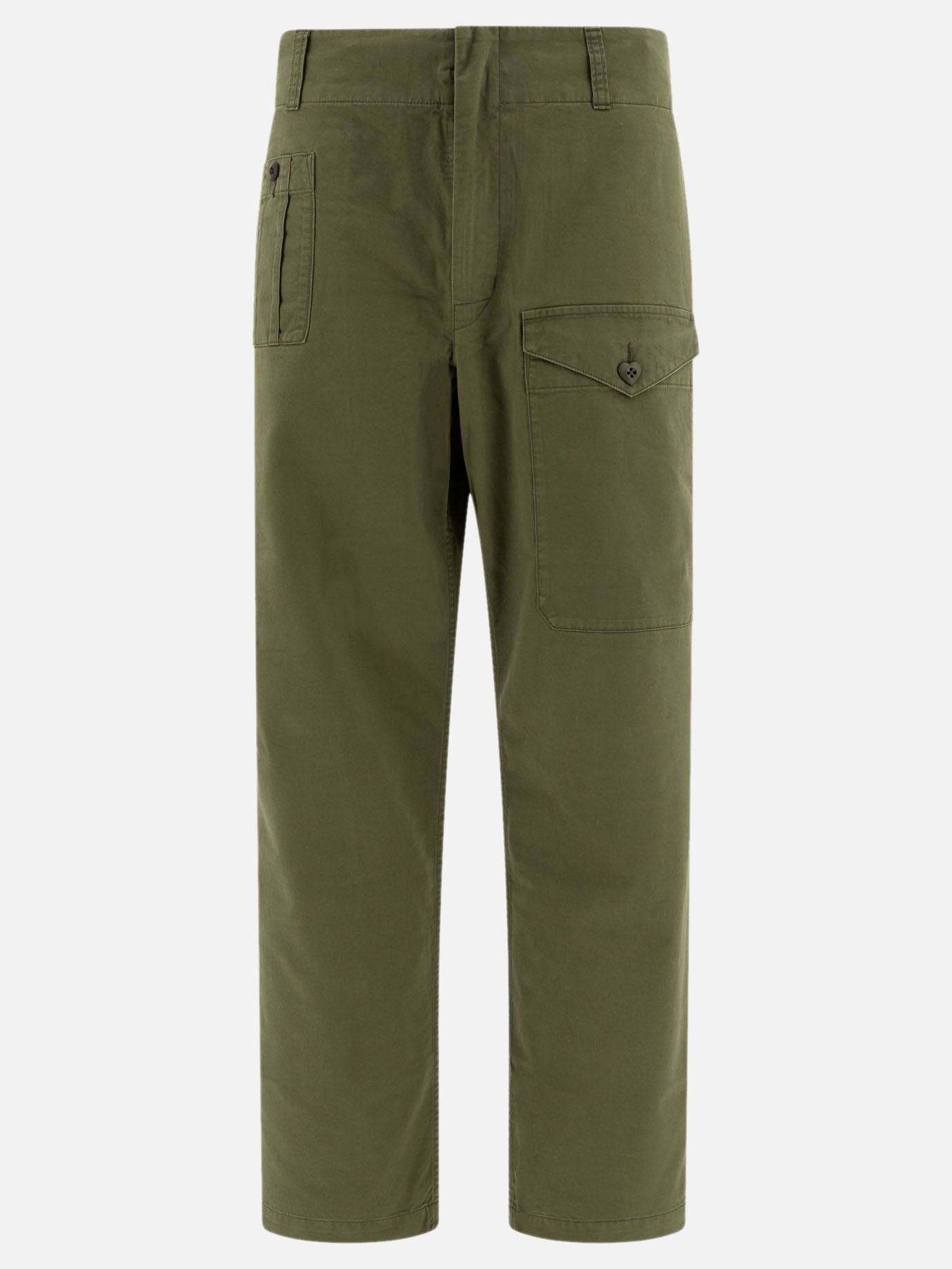 Human Made Straight-leg cargo trousers Green