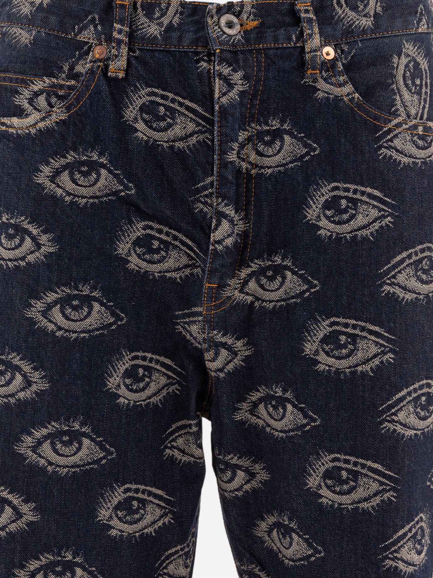 KAPITAL "Speakeasy Okabellbo" jeans Blue