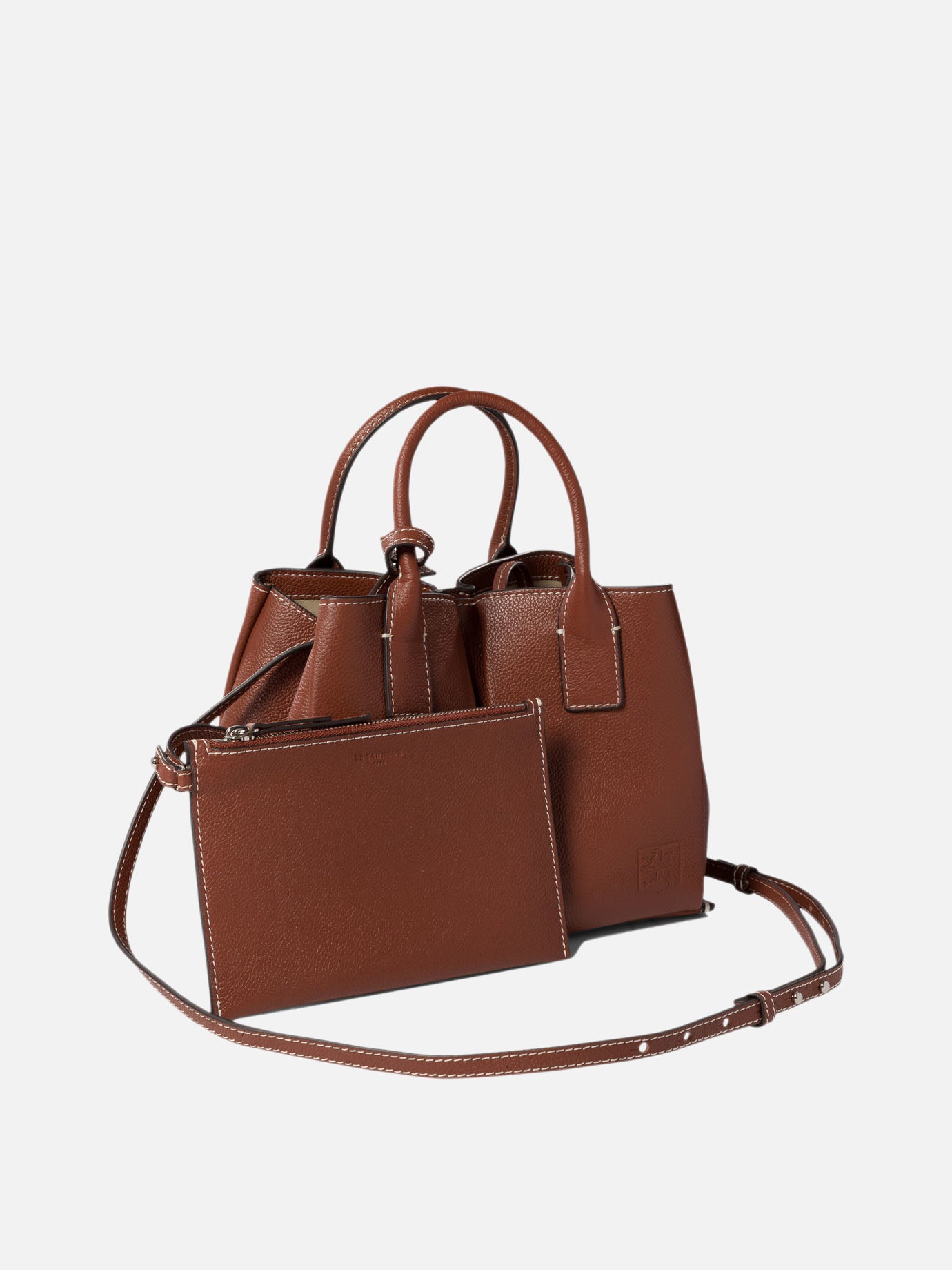 Small bags 100% leather  Brown - Le Tanneur Women | PDP | VIETTI Online Store | Zoom-Modal_2
