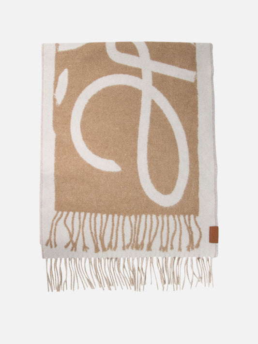 Wool and cashmere scarf