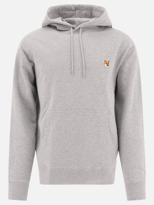 Maison Kitsuné "Fox Head" hoodie Grey