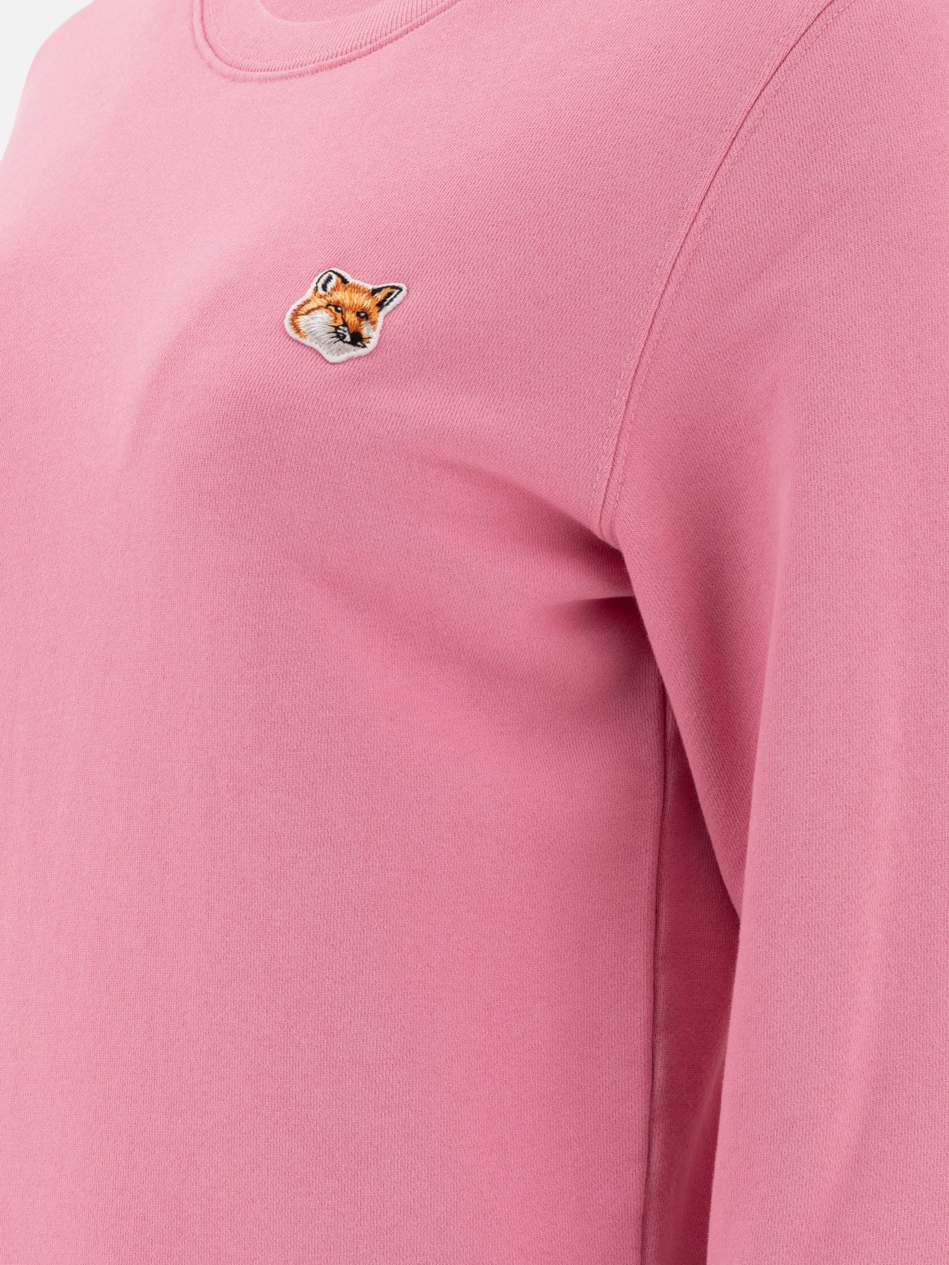 Maison Kitsuné "Fox Head" sweatshirt Pink