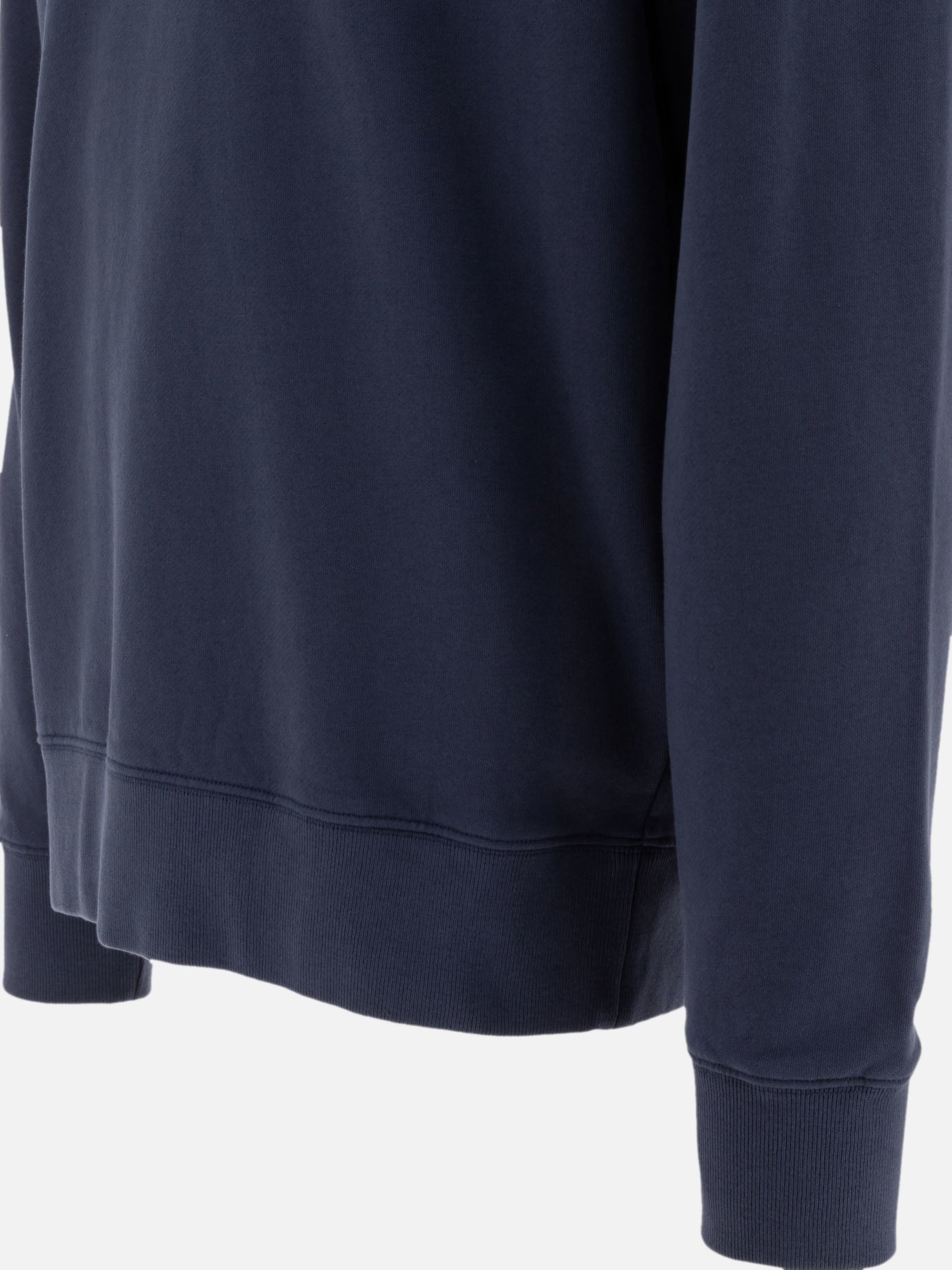 Maison Kitsuné "Fox Head" half-zip sweatshirt Blue