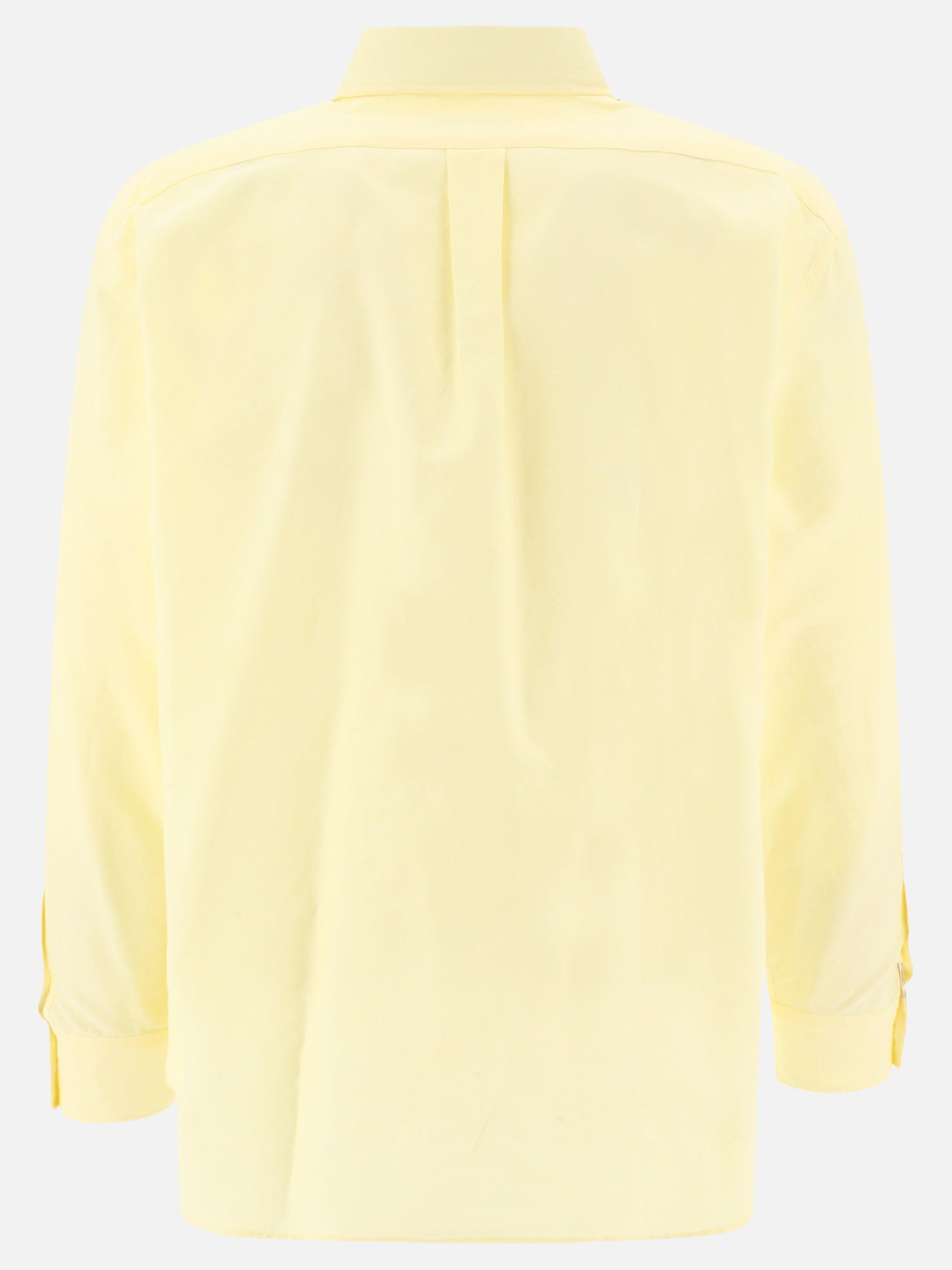 Maison Kitsuné "Contour Fox Head" shirt Yellow