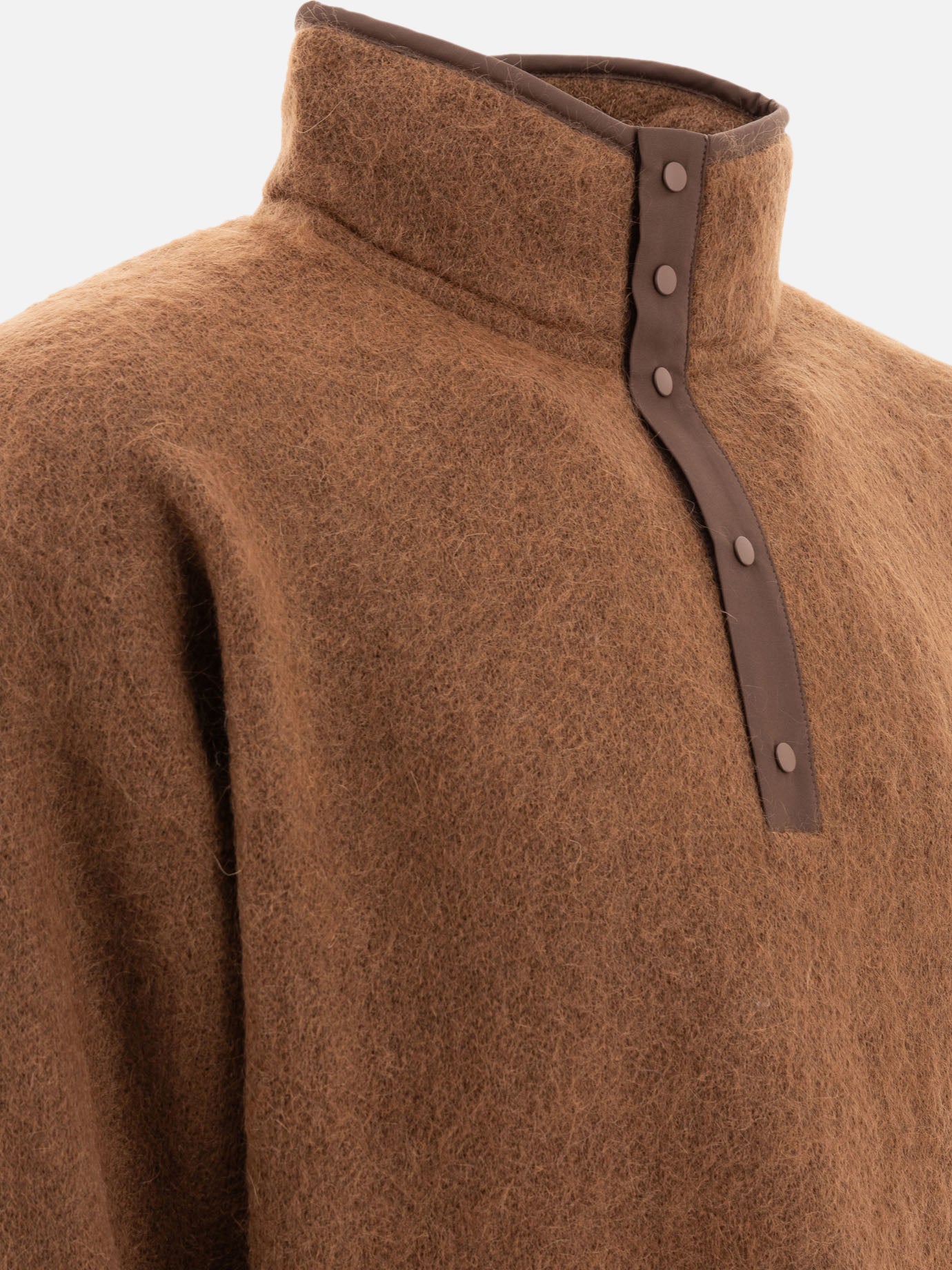 Nanamica Mohair sweater Brown