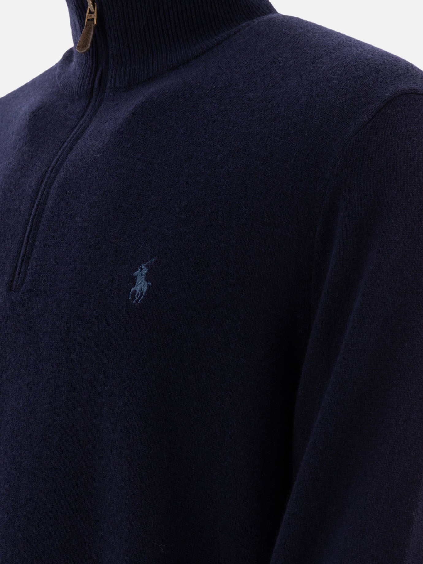 Polo Ralph Lauren "Pony" zippered sweater Blue