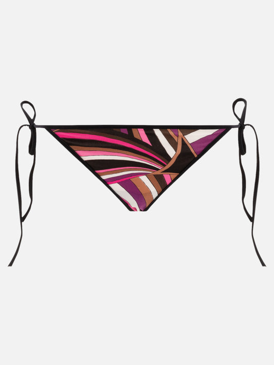 Pucci Iride-print bikini bottom Fuchsia