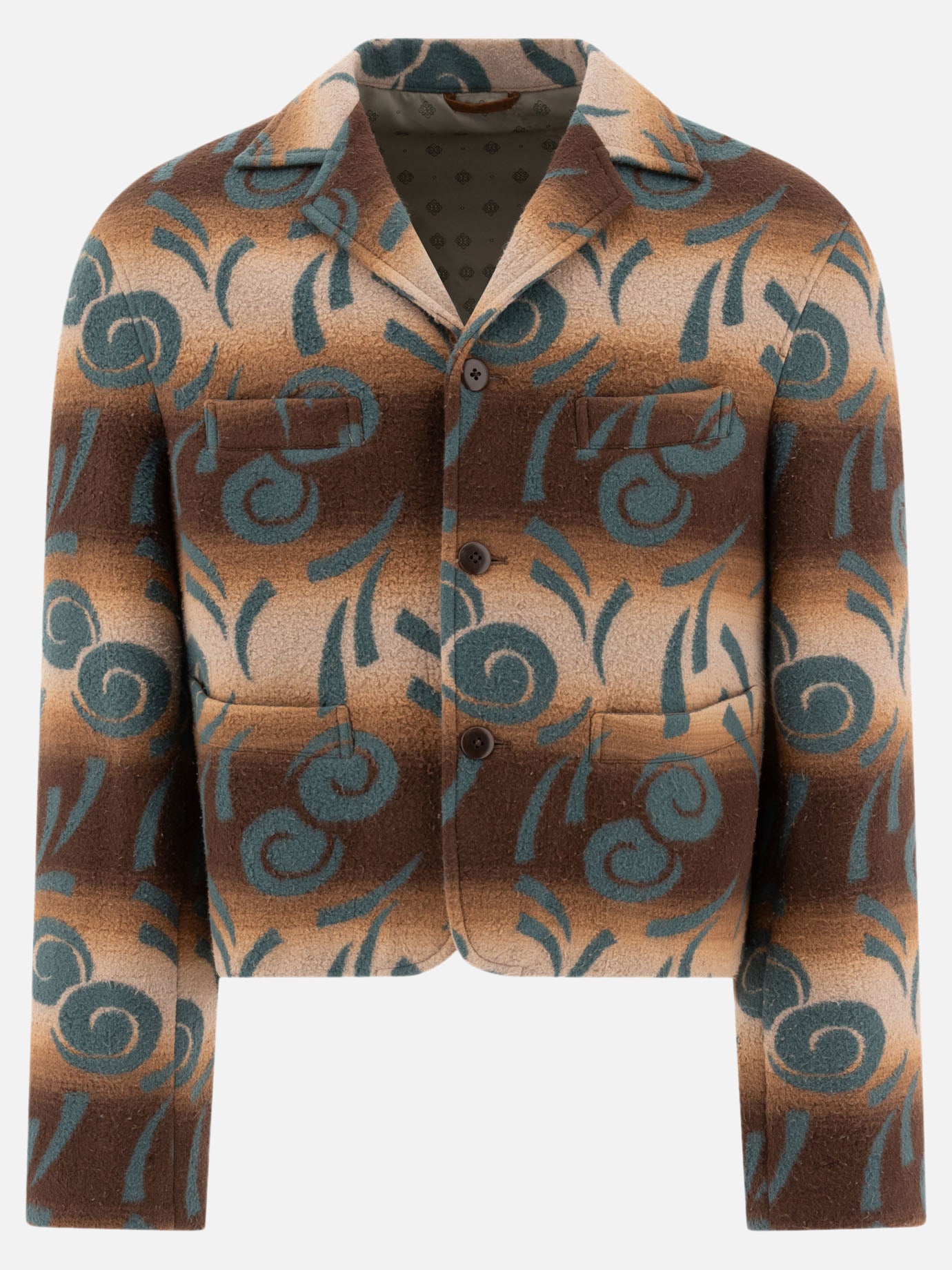 Blazer Graphics  Marrone - KAPITAL Uomo | PDP | VIETTI Online Store | thumbnail