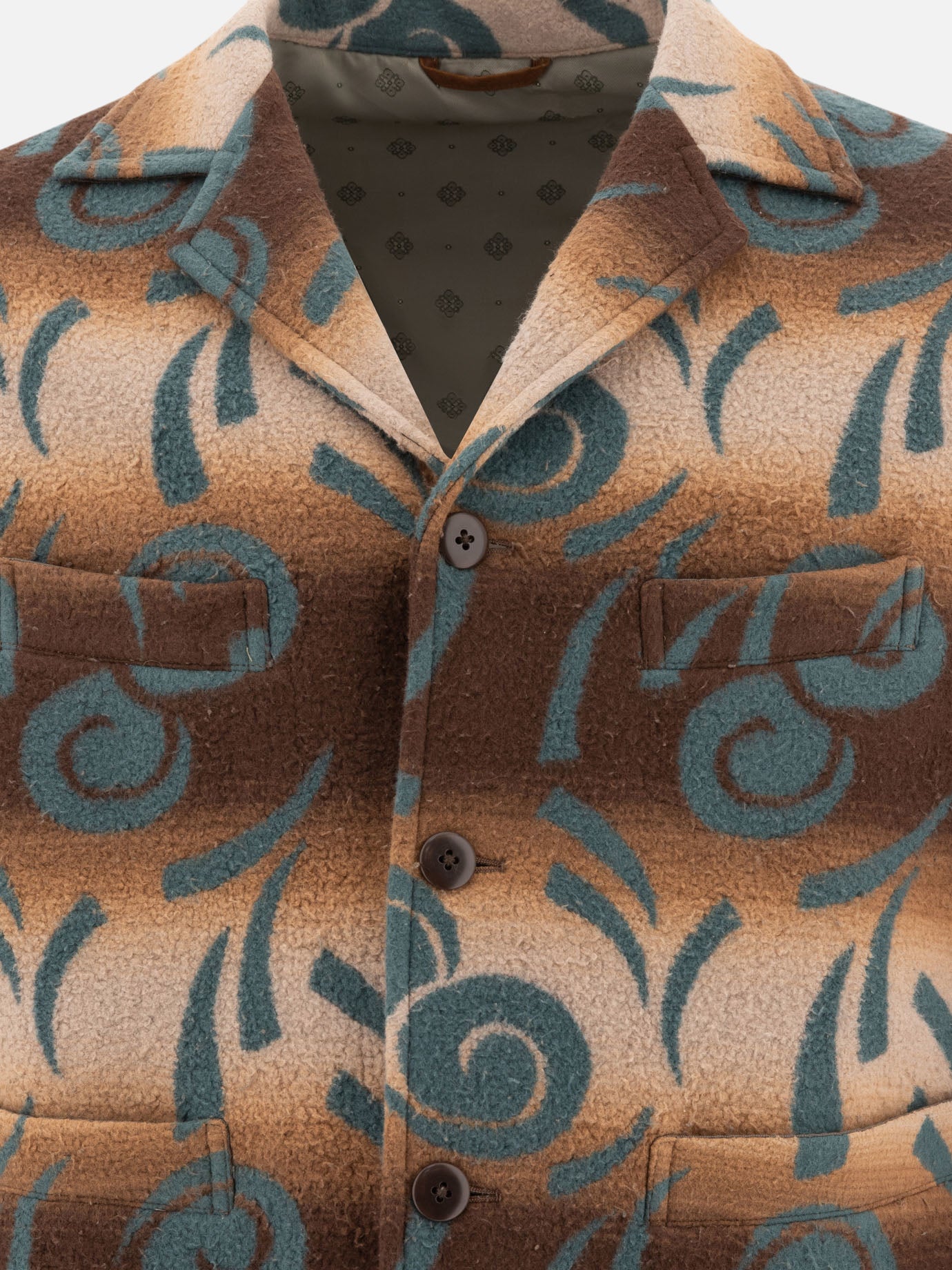 Blazer Graphics  Marrone - KAPITAL Uomo | PDP | VIETTI Online Store | thumbnail_3