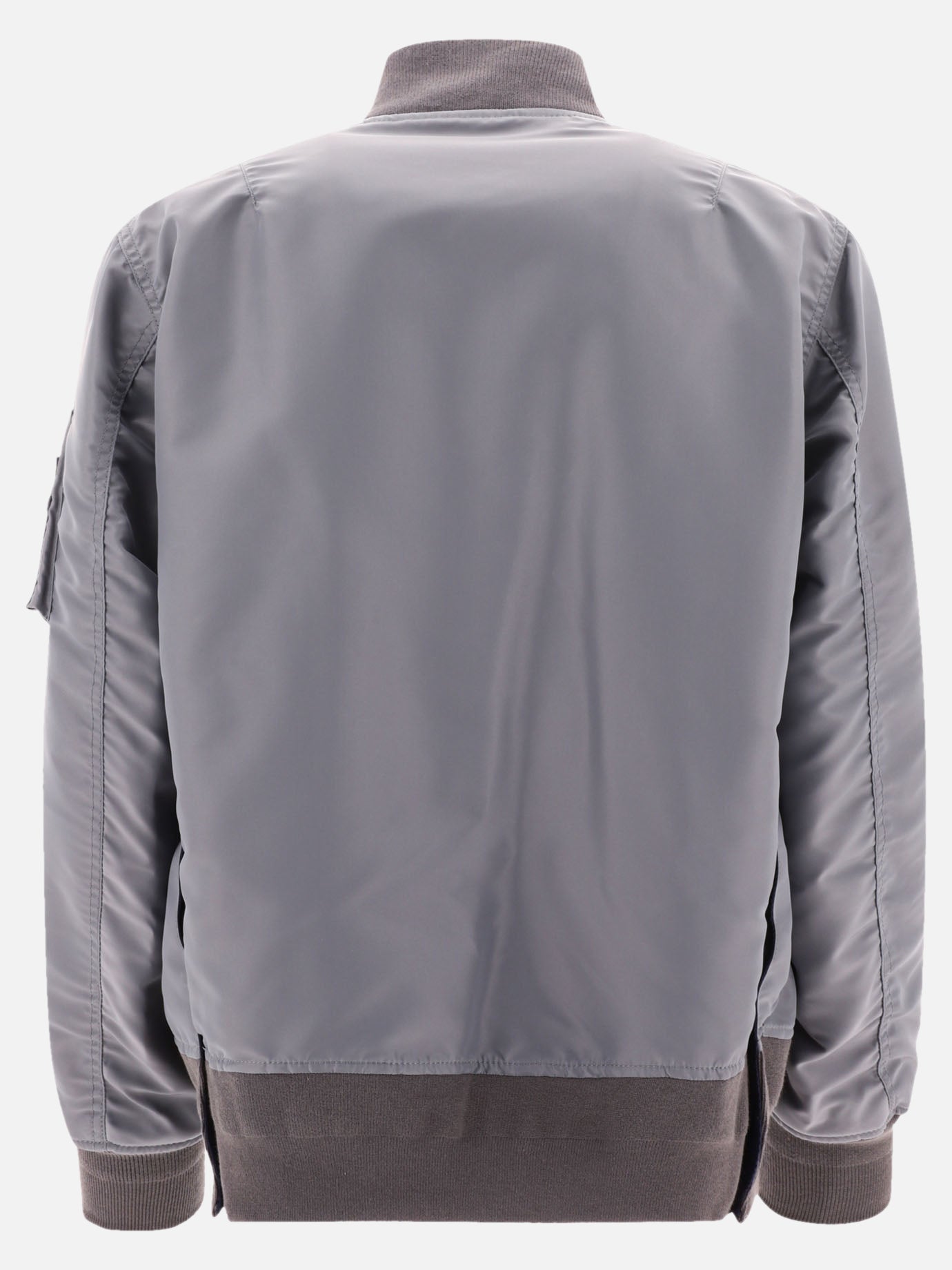 Bomber in nylon twill