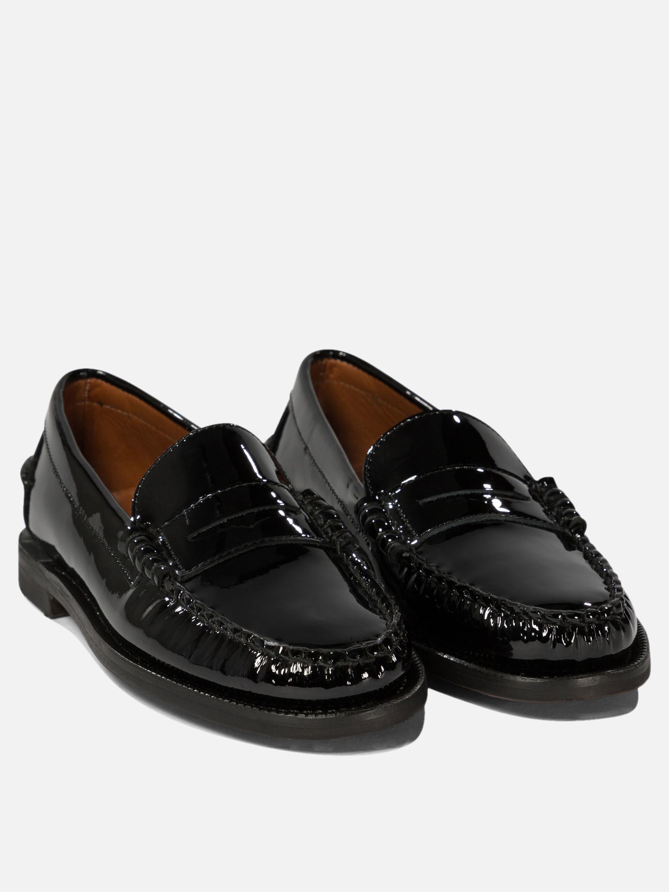 Sebago "Classic Dan" patent leather loafers Black