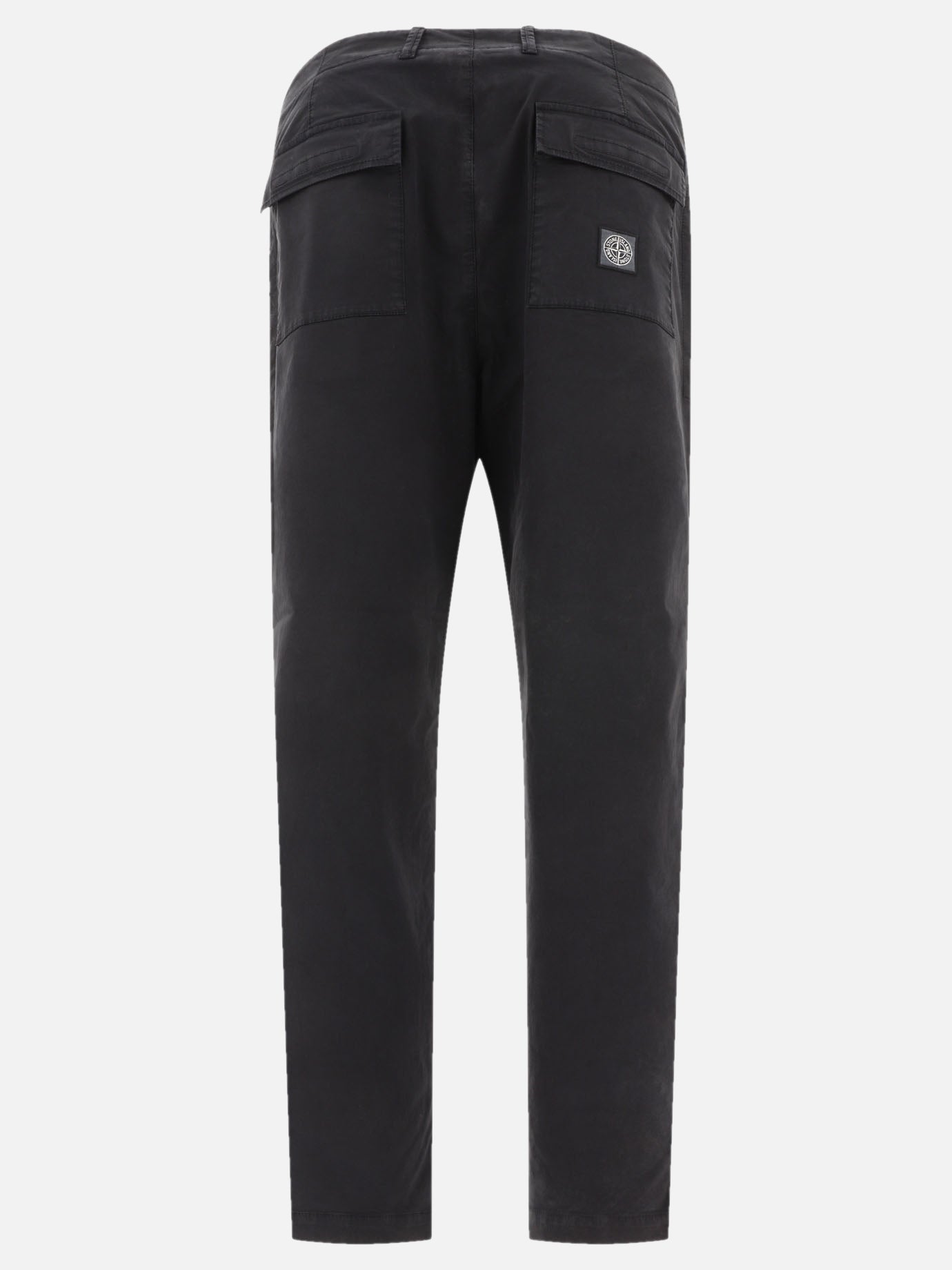 Stone Island "Compass" cargo trousers Black