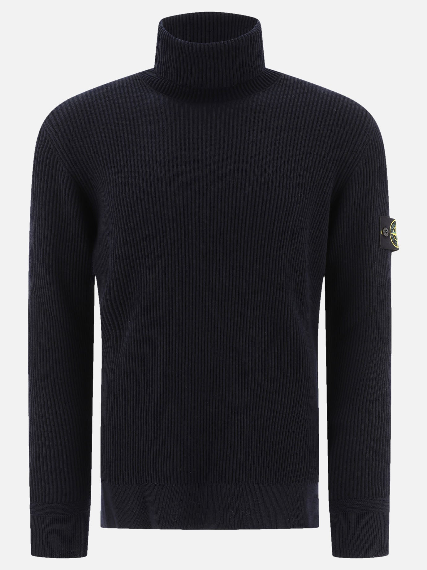 "Compass" ribbed turtleneck sweater