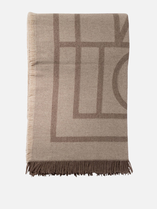 Toteme "Monogram" wool and cashmere Beige