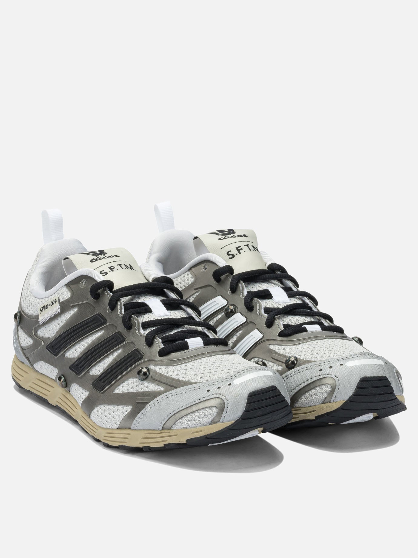 Low top sneakers 50% leather 50% mesh - 100% rubber  Grey - Adidas Originals Men | PDP | VIETTI Online Store | thumbnail_2