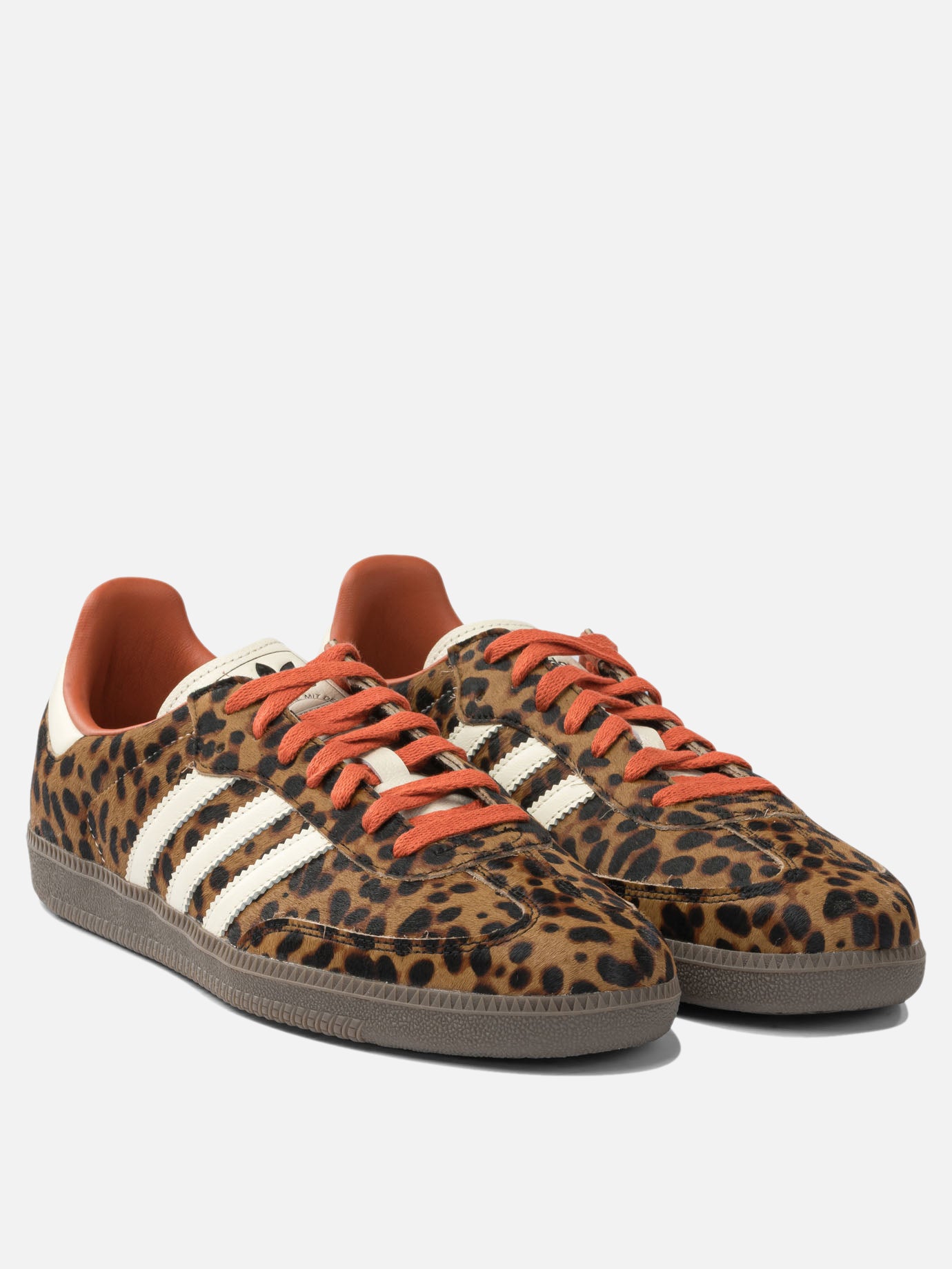 Low top sneakers 100% horse leather - 100% rubber  Brown - Adidas Originals Women | PDP | VIETTI Online Store | Zoom-Modal_2
