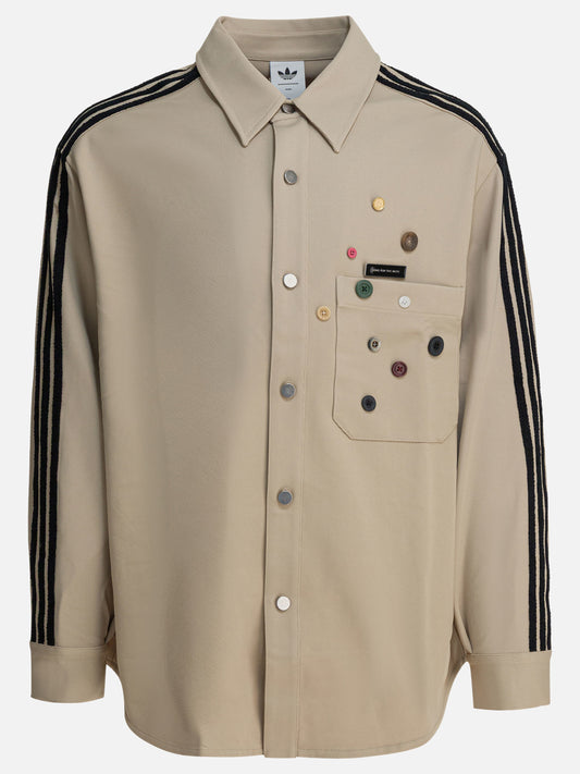Giacche overshirt Embroidered  Beige - Adidas Originals Uomo | PLP | VIETTI Online Store 
