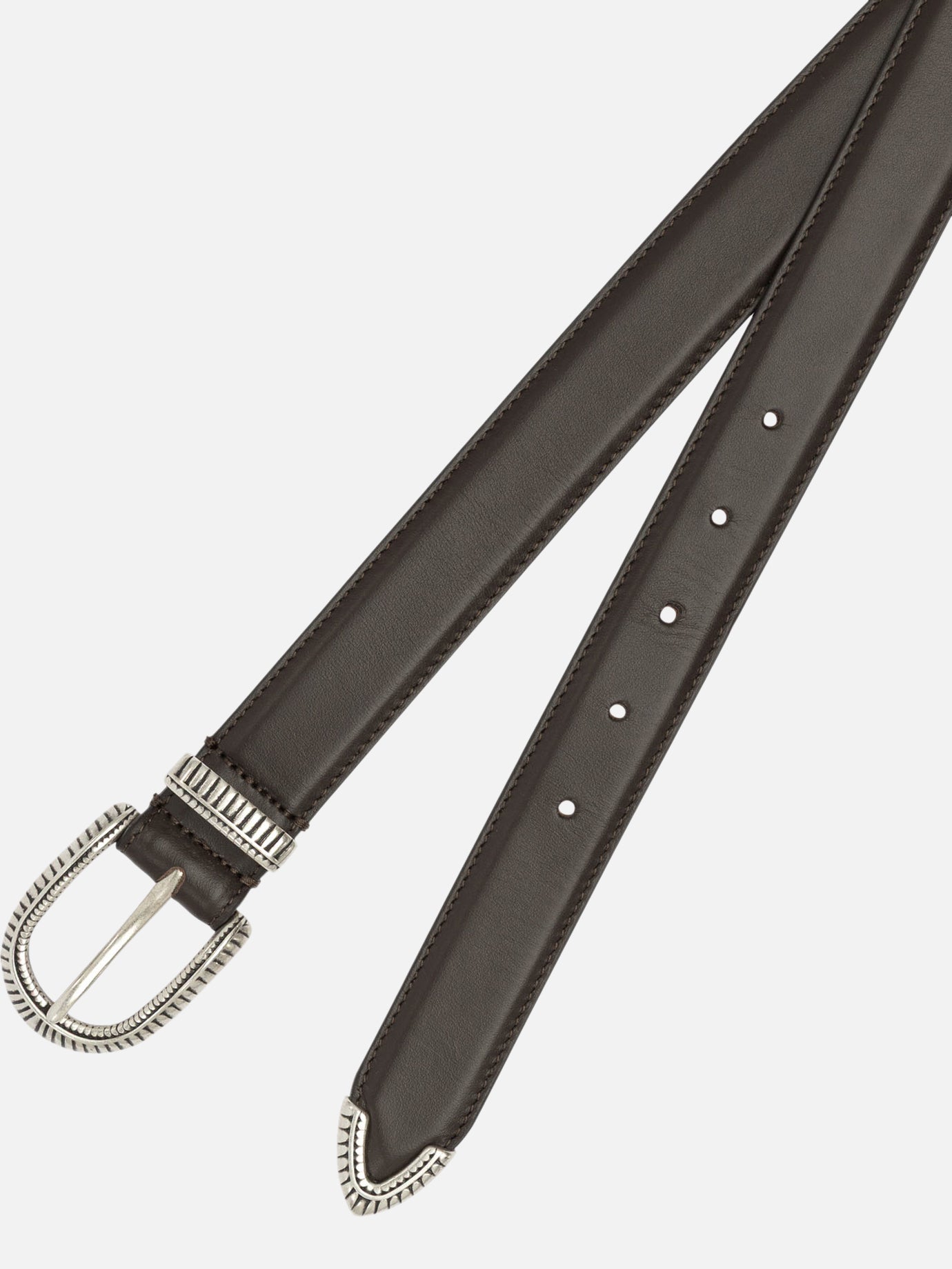 Cinture in pelle 100% leather  Marrone - Adriano Meneghetti Uomo | PDP | VIETTI Online Store | Zoom-Modal_2
