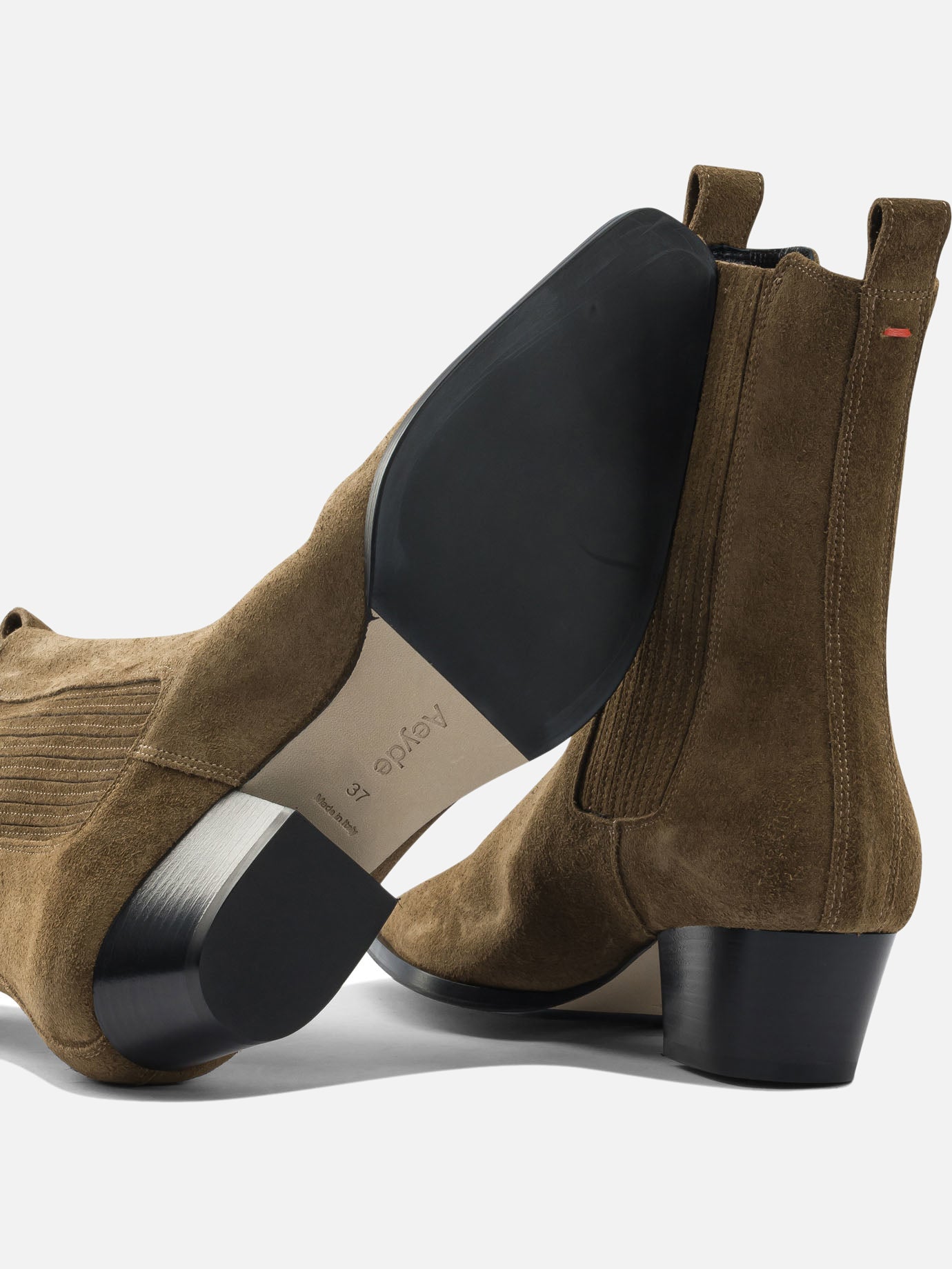 Pull-on boots 100% leather - 70% leather 30% rubber  Brown - Aeyde Women | PDP | VIETTI Online Store | Zoom-Modal_5
