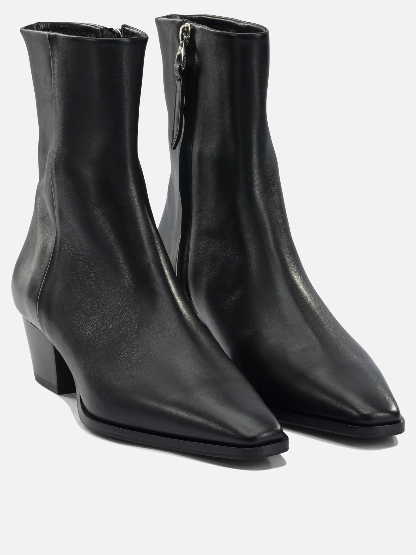 Zipped boots 100% leather - 70% leather 30% rubber  Black - Aeyde Women | PDP | VIETTI Online Store | Zoom-Modal_2
