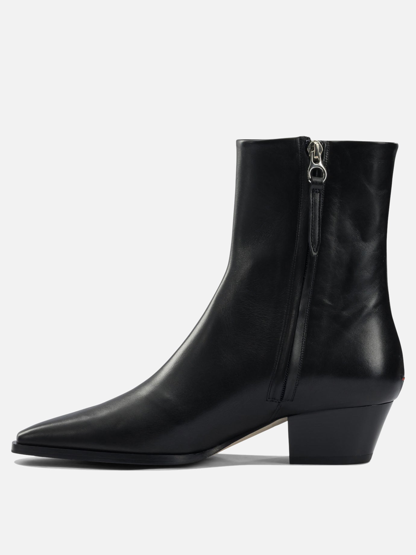Zipped boots 100% leather - 70% leather 30% rubber  Black - Aeyde Women | PDP | VIETTI Online Store | Zoom-Modal_3

