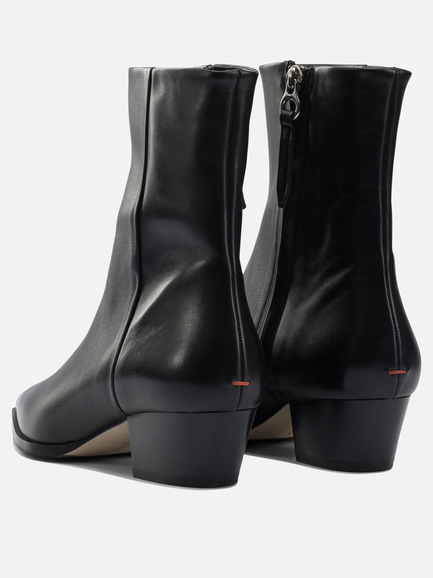 Zipped boots 100% leather - 70% leather 30% rubber  Black - Aeyde Women | PDP | VIETTI Online Store | Zoom-Modal_4
