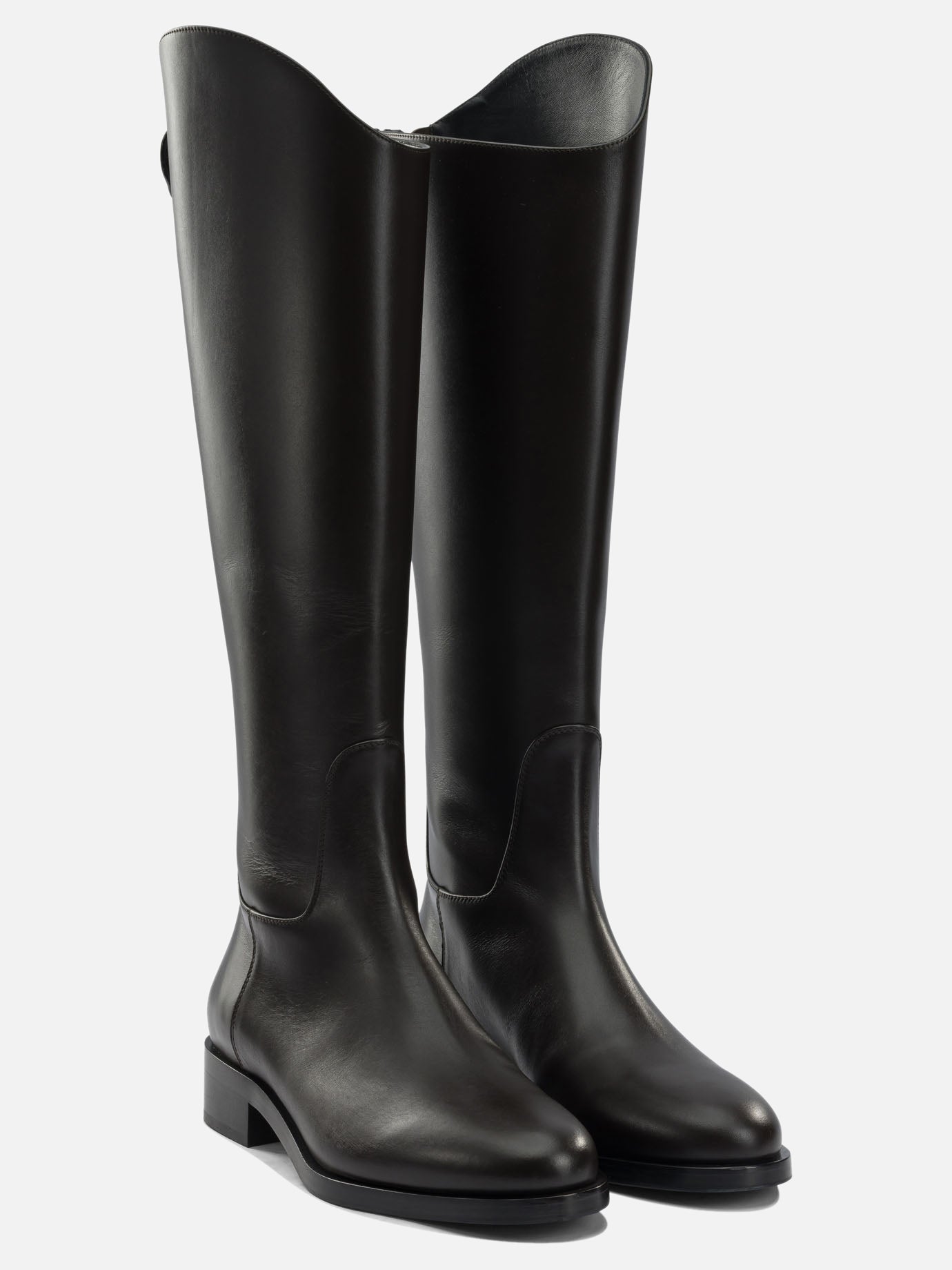 Knee-high 100% leather - 70% leather 30% rubber  Brown - Aeyde Women | PDP | VIETTI Online Store | Zoom-Modal_2
