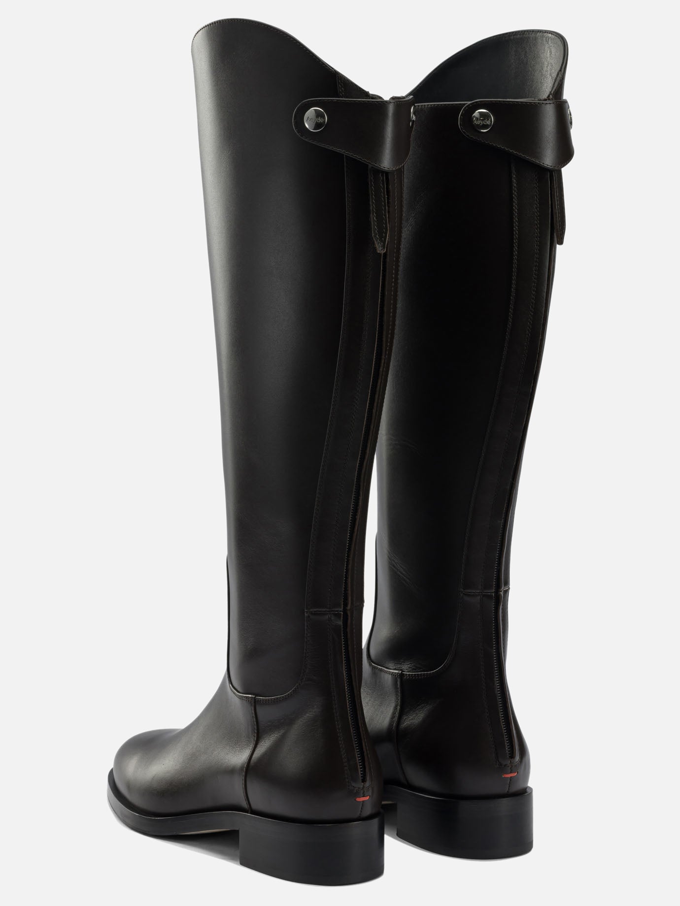 Knee-high 100% leather - 70% leather 30% rubber  Brown - Aeyde Women | PDP | VIETTI Online Store | Zoom-Modal_4
