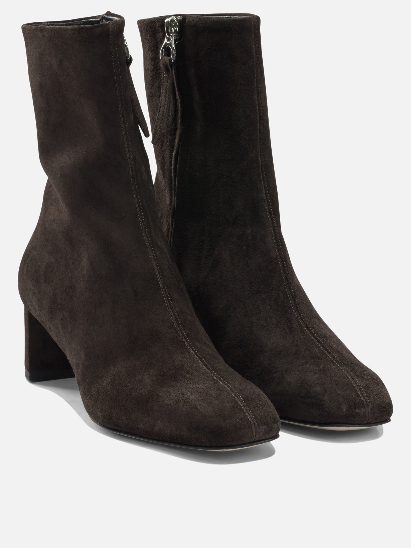 Stivaletti con zip 100% leather - 100% leather  Marrone - Aeyde Donna | PDP | VIETTI Online Store | thumbnail_2