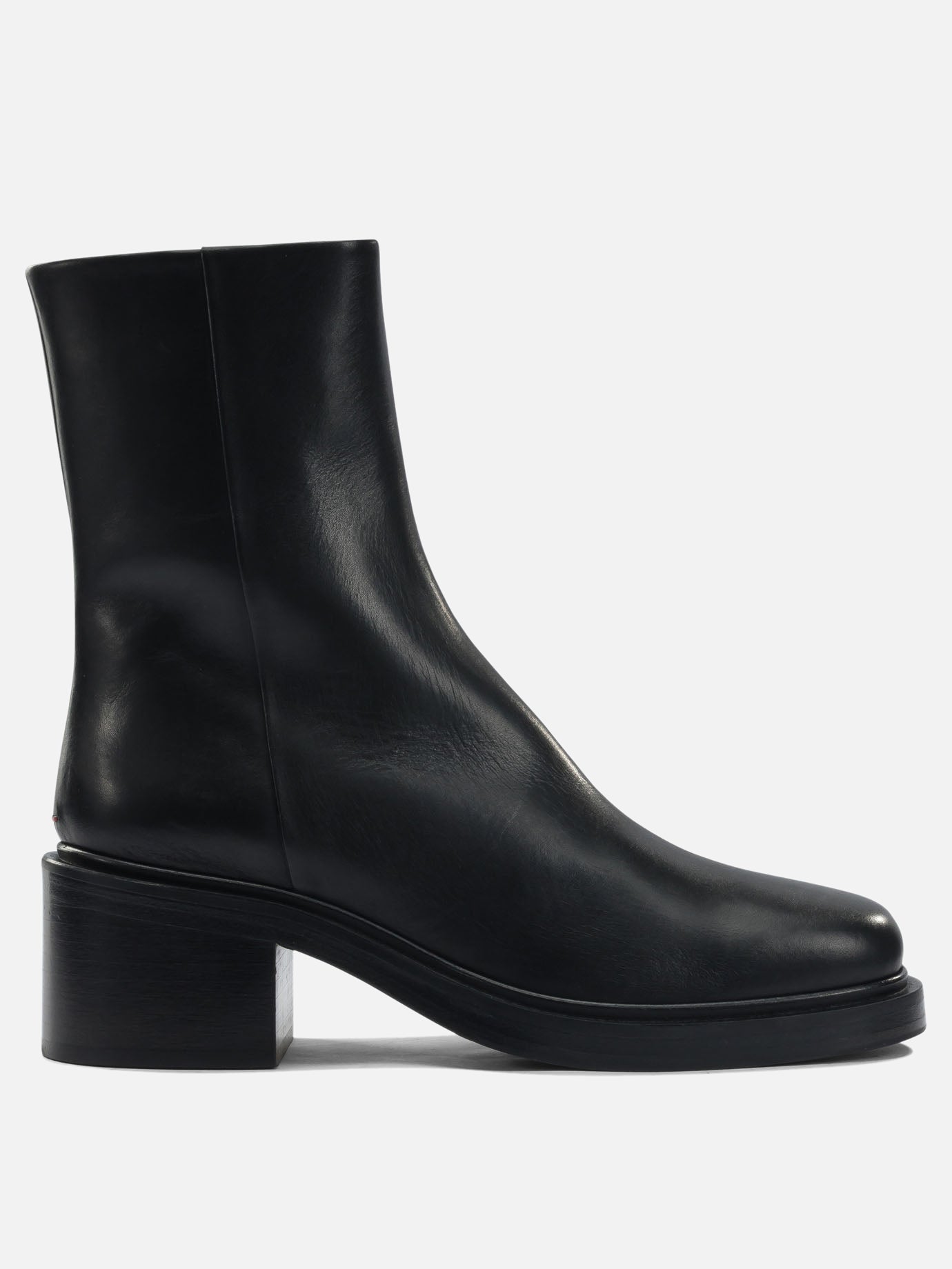 Zipped boots 100% leather - 70% leather 30% rubber  Black - Aeyde Women | PDP | VIETTI Online Store | Zoom-Modal

