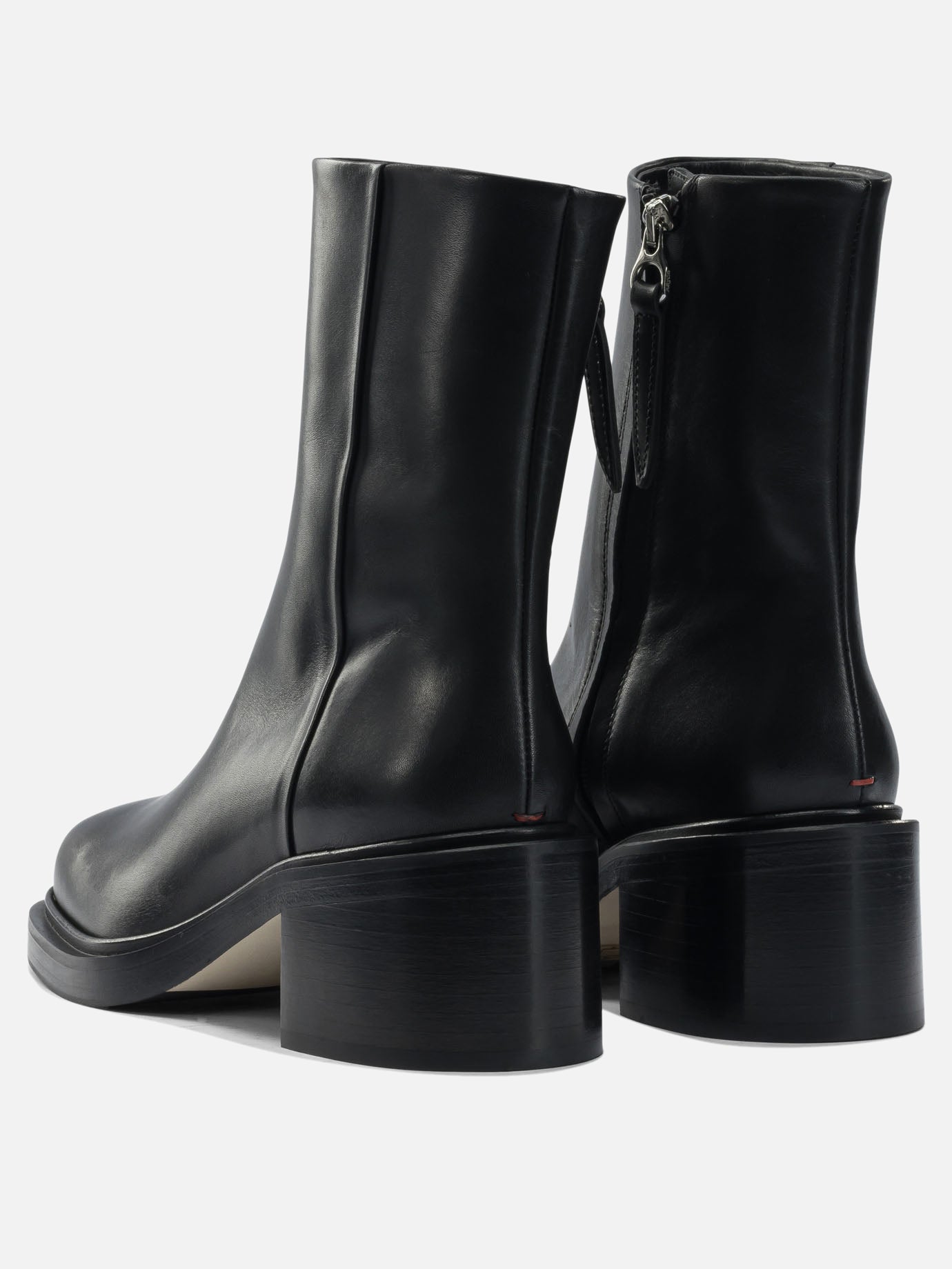 Zipped boots 100% leather - 70% leather 30% rubber  Black - Aeyde Women | PDP | VIETTI Online Store | Zoom-Modal_4
