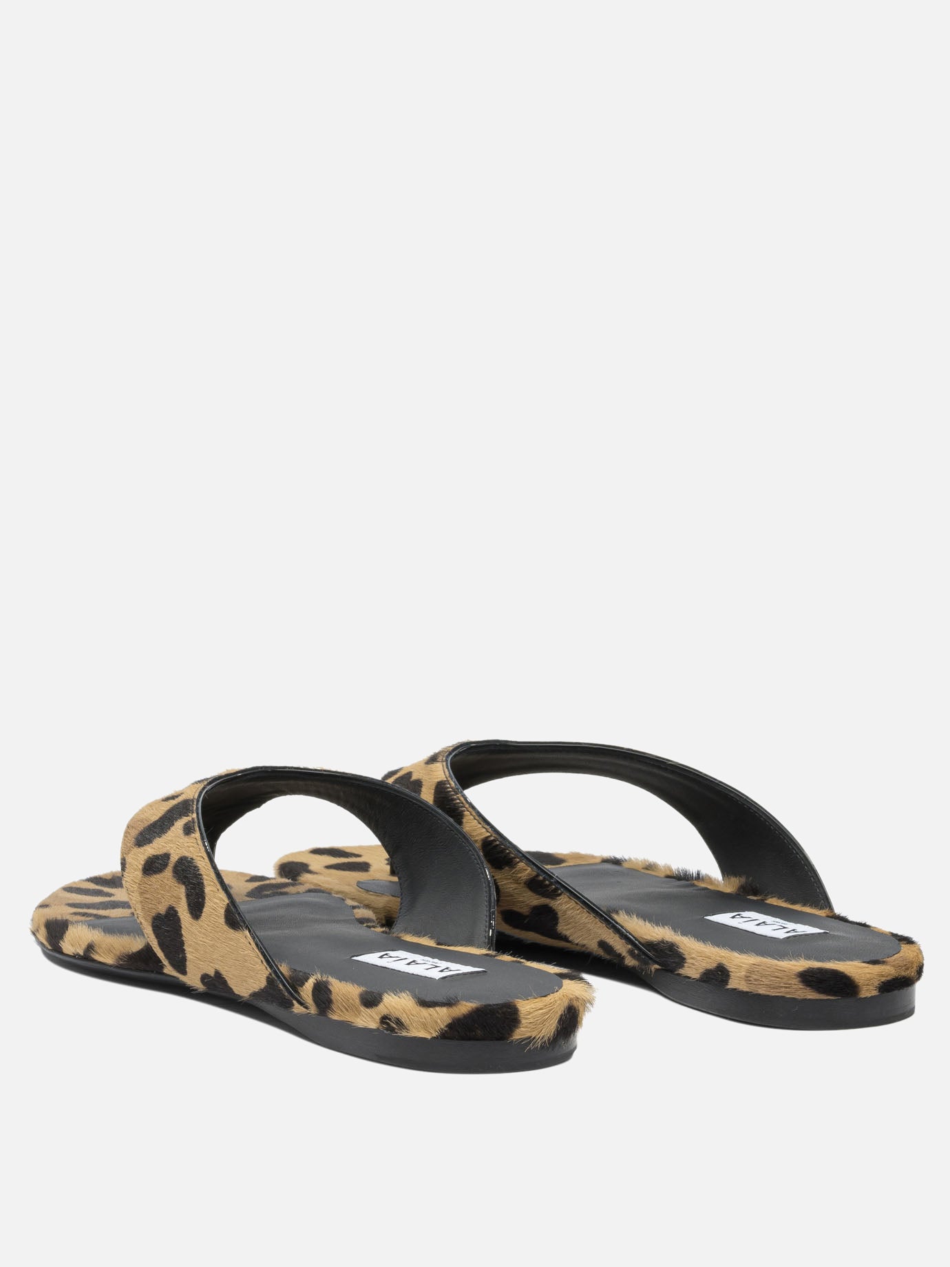 Sandali bassi 100% leather - 100% leather  Marrone - Alaïa Donna | PDP | VIETTI Online Store | Zoom-Modal_4
