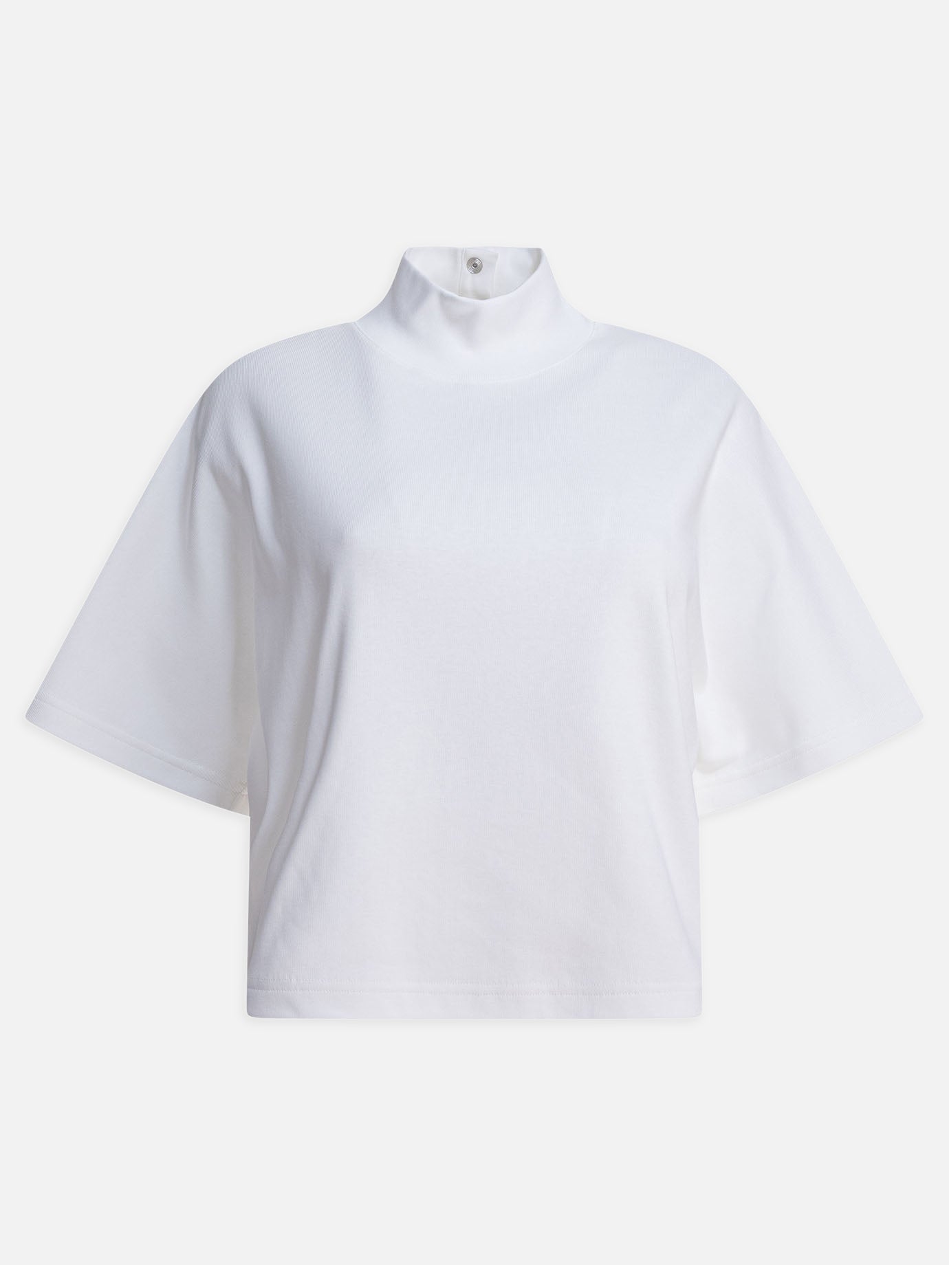 Mock neck t-shirts Solid colour  White - Alaïa Women | PDP | VIETTI Online Store | Zoom-Modal
