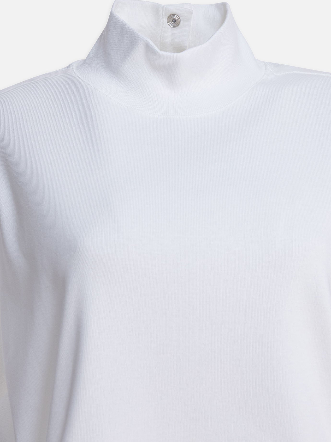 Mock neck t-shirts Solid colour  White - Alaïa Women | PDP | VIETTI Online Store | thumbnail_3
