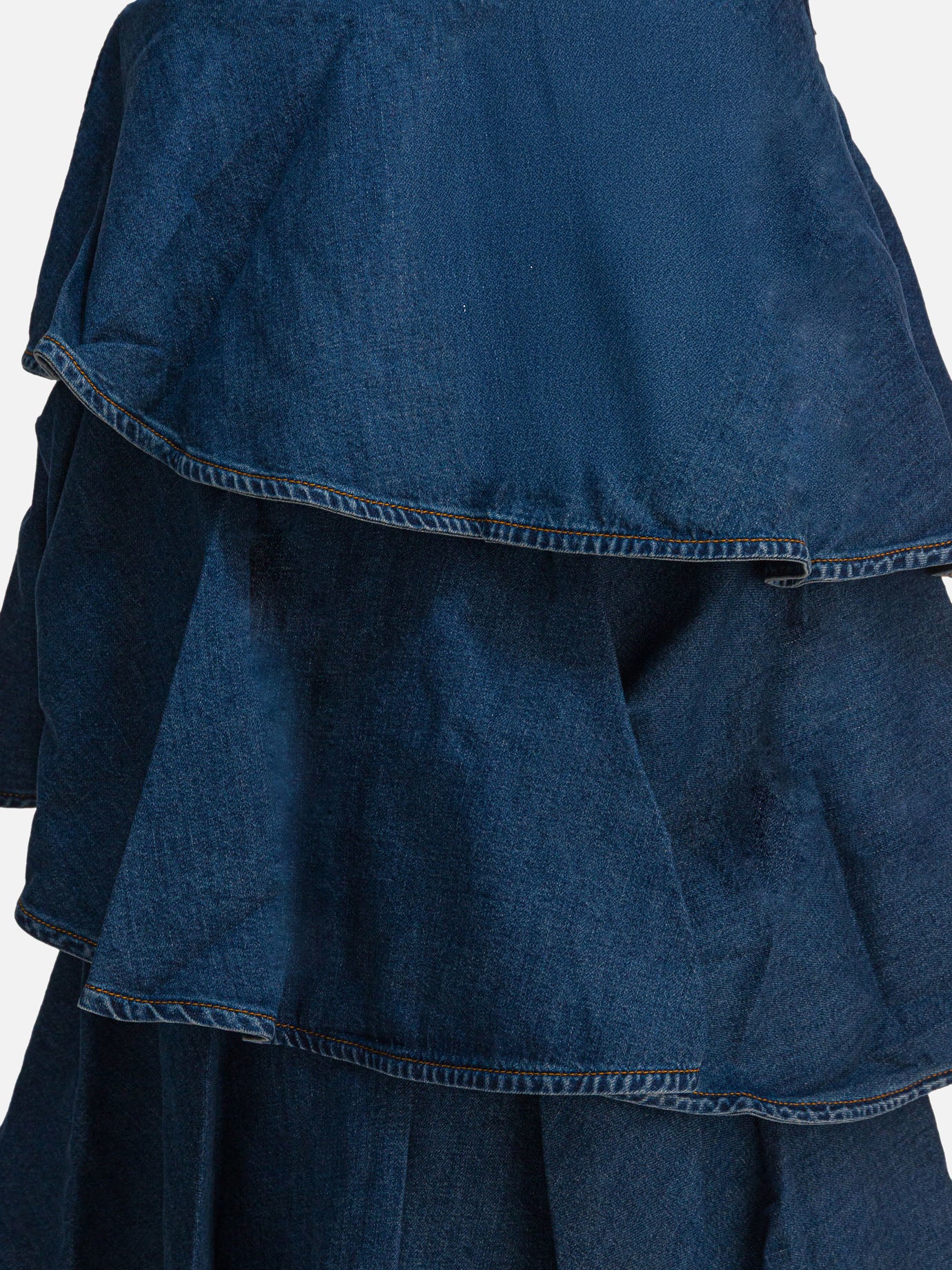 Gonne midi Solid colour  Blu - Alaïa Donna | PDP | VIETTI Online Store | Zoom-Modal_3
