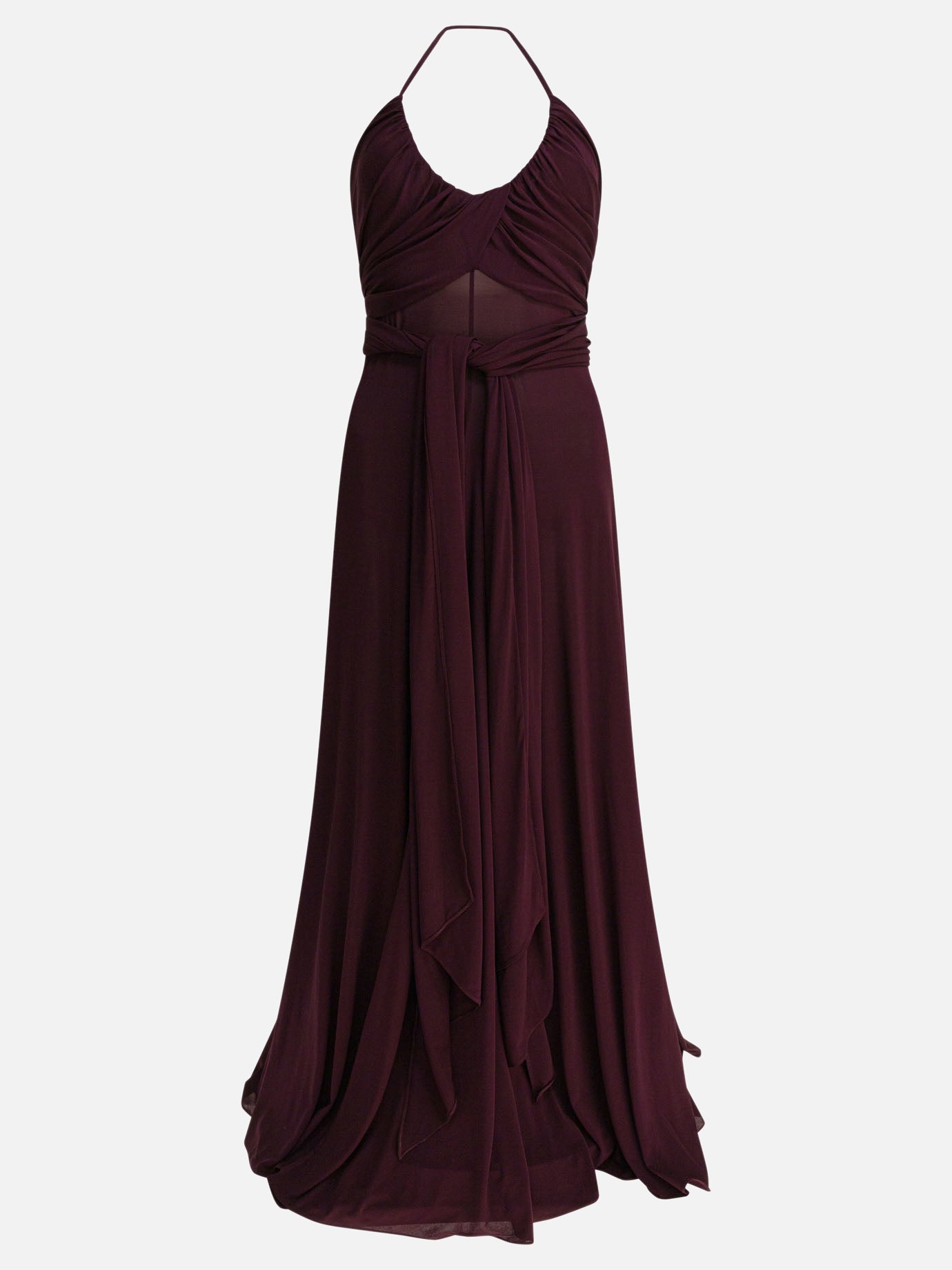 Abiti lunghi Solid colour  Bordeaux - Alaïa Donna | PDP | VIETTI Online Store | Zoom-Modal
