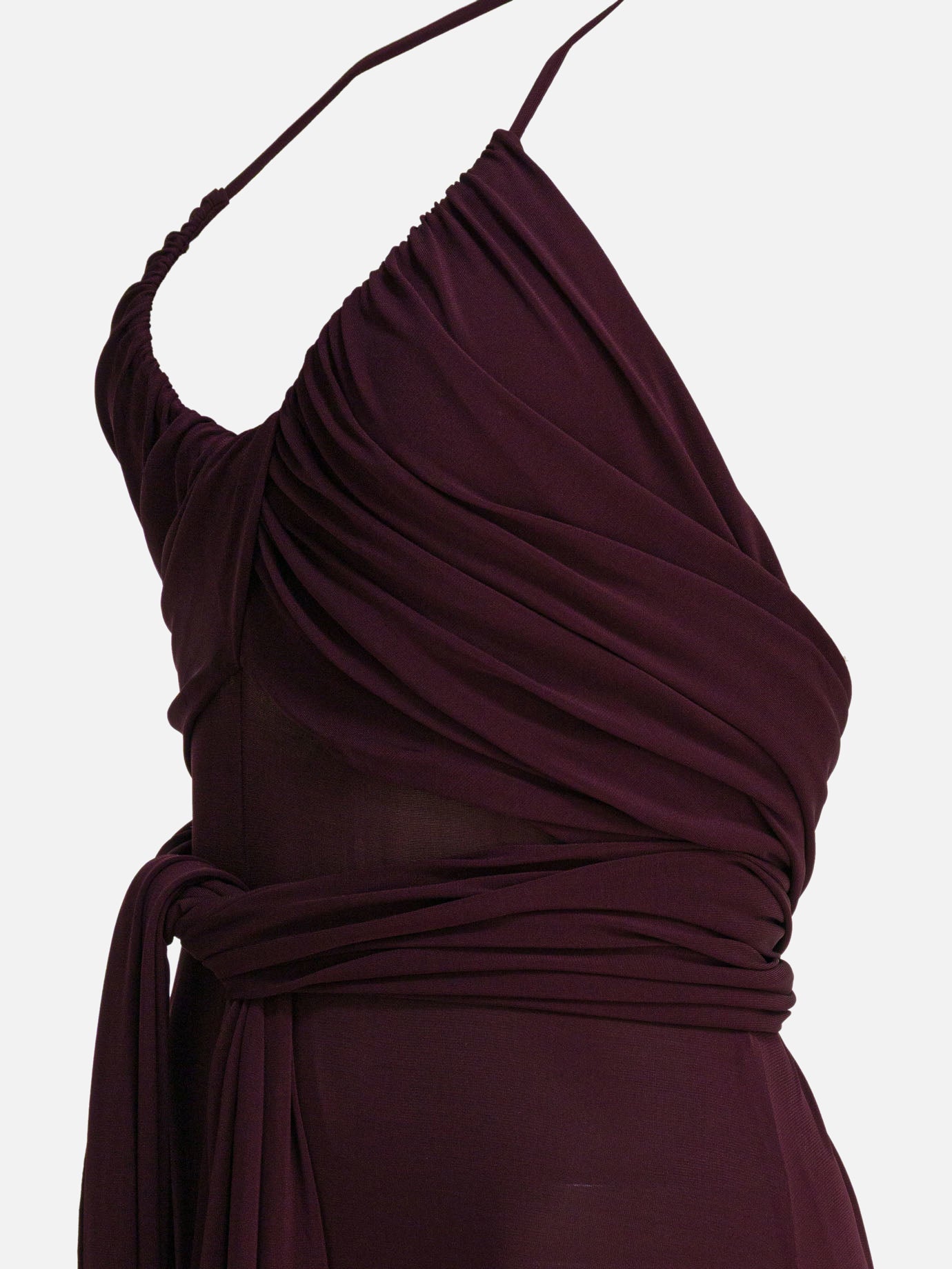Abiti lunghi Solid colour  Bordeaux - Alaïa Donna | PDP | VIETTI Online Store | thumbnail_3