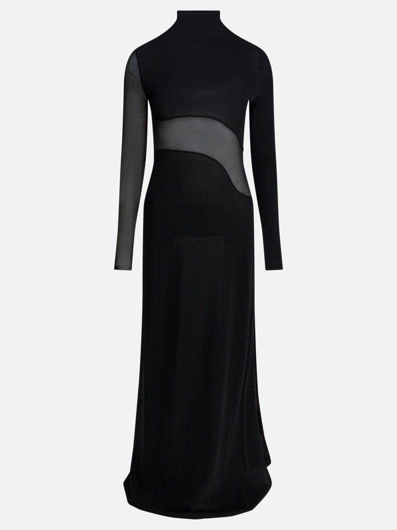 Abiti lunghi Solid colour  Nero - Alaïa Donna | PDP | VIETTI Online Store | thumbnail