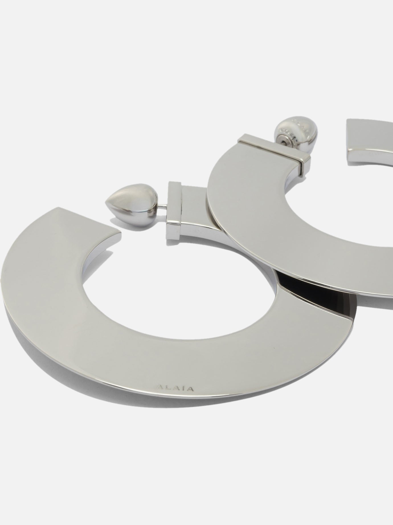 Earrings 100% brass  Silver - Alaïa Women | PDP | VIETTI Online Store | thumbnail_2